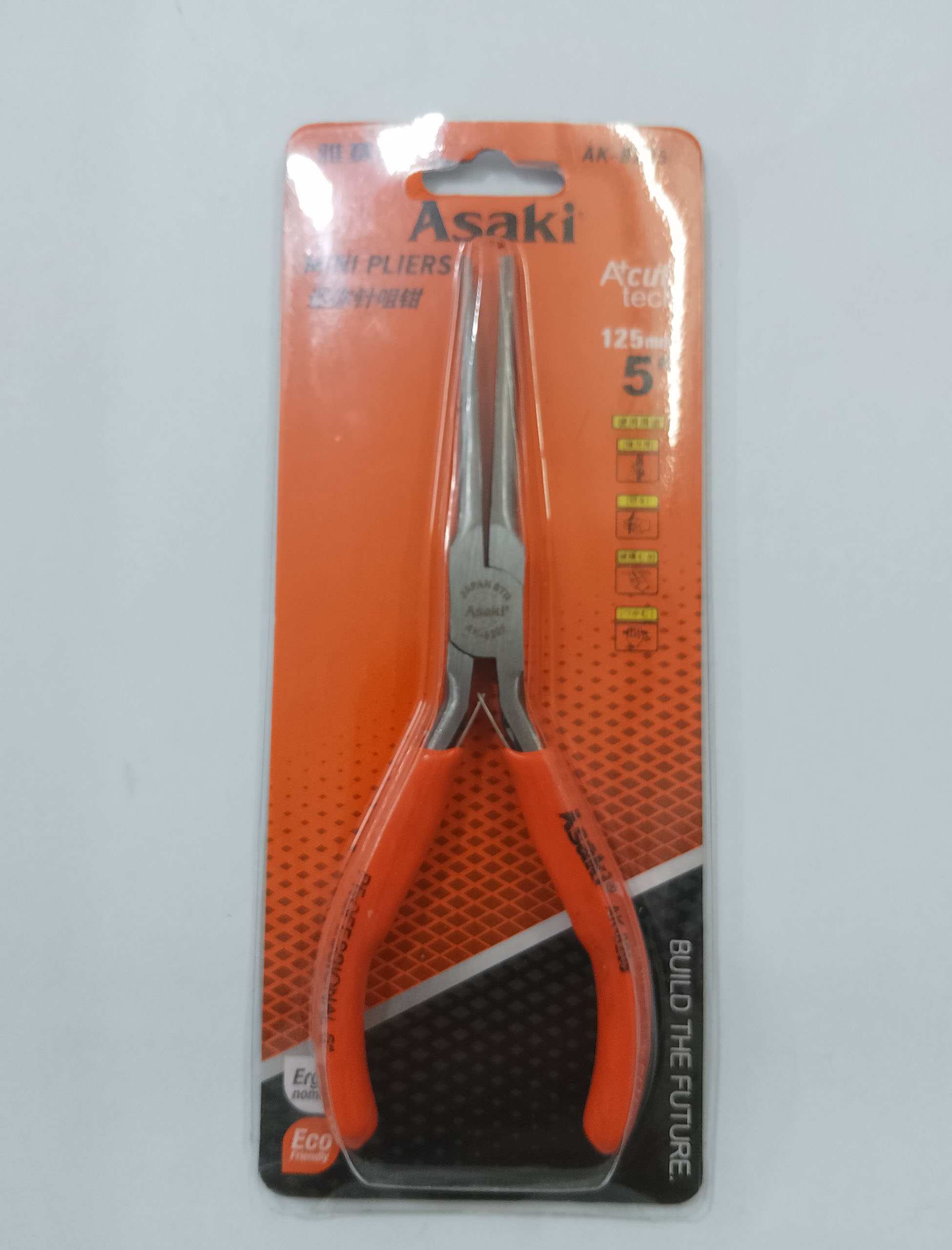 Hình ảnh 11 của mặt hàng Kềm nhọn mỏ dài mini 5”/125mm Asaki AK-8295