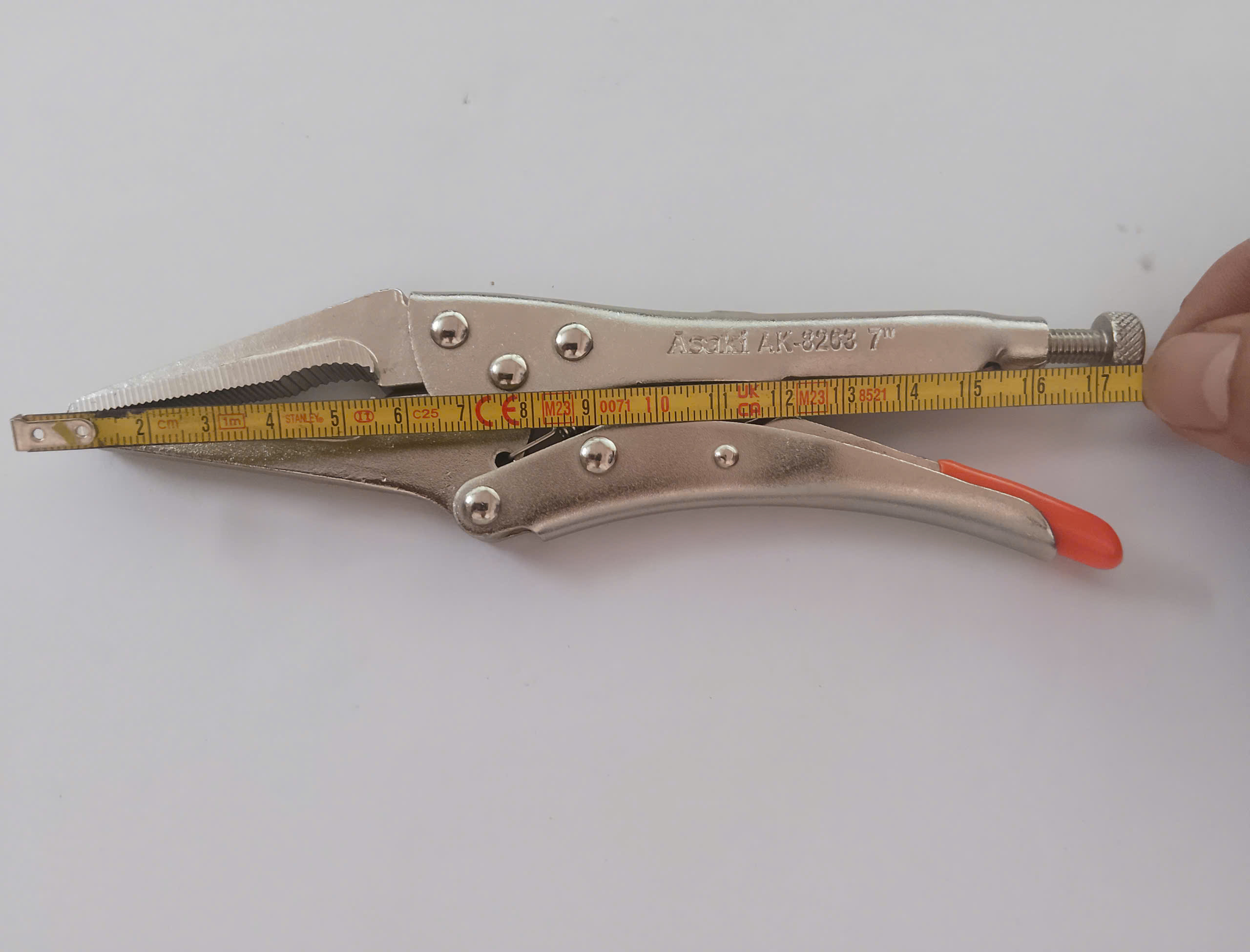 Hình ảnh 12 của mặt hàng Kềm bấm mỏ dài 7”/175mm Asaki AK-8263