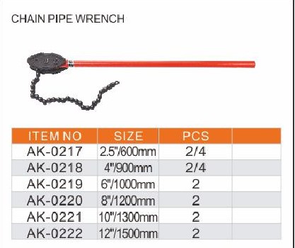 Hình ảnh 1 của mặt hàng Mỏ lết xích mở ống 10” 1300 x 1000mm Asaki AK-0221