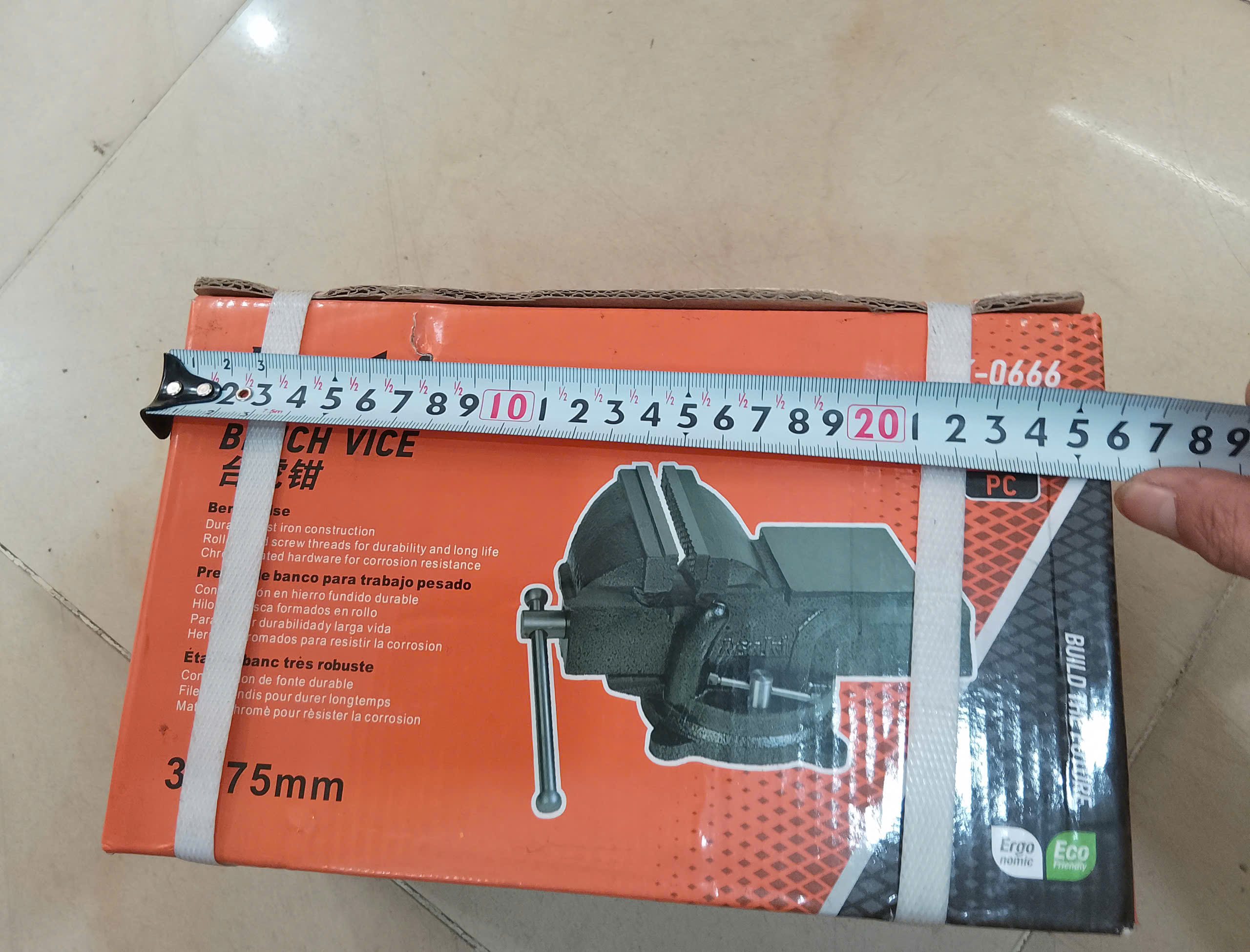 Hình ảnh 26 của mặt hàng Ê tô bàn nguội 3"/75mm ( H = 13cm - Max = 10cm ) Asaki AK-0666