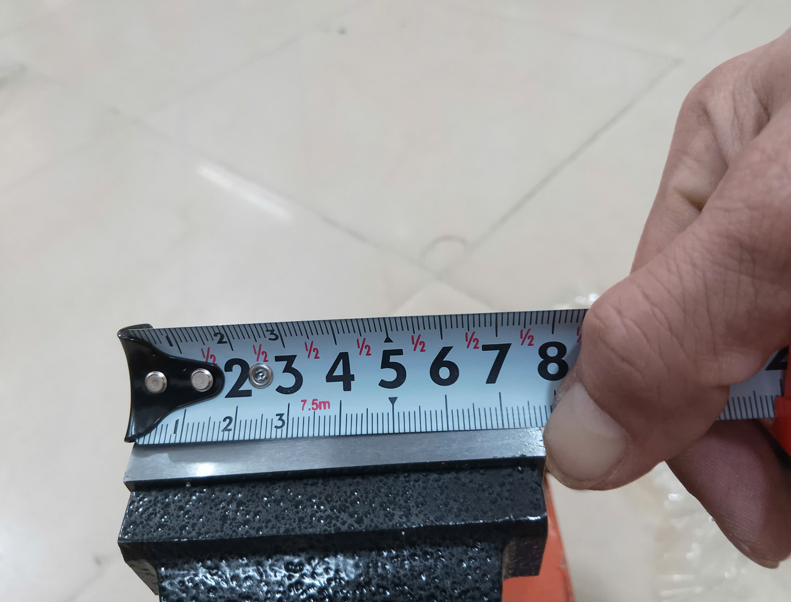 Hình ảnh 21 của mặt hàng Ê tô bàn nguội 3"/75mm ( H = 13cm - Max = 10cm ) Asaki AK-0666