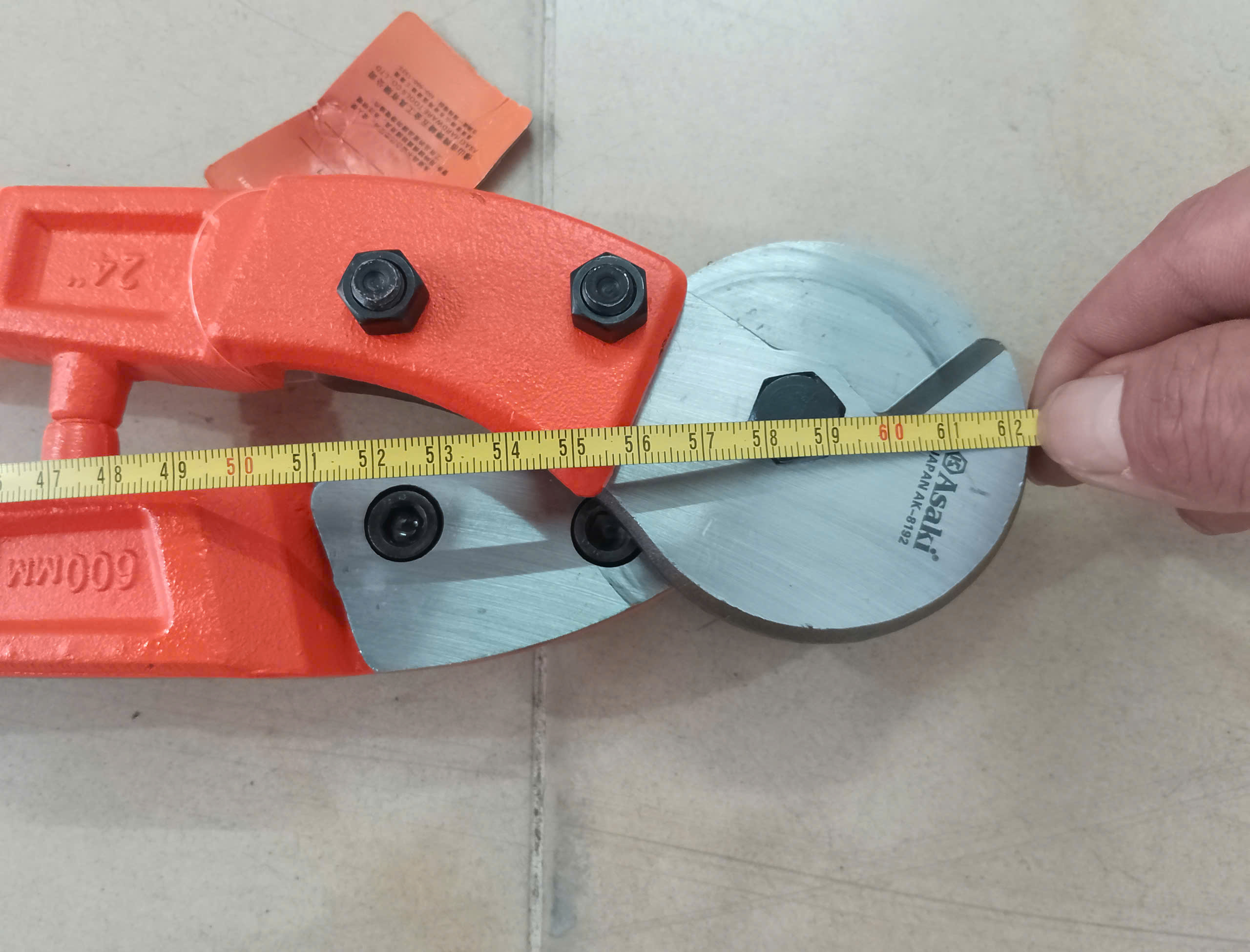 Hình ảnh 13 của mặt hàng Kềm cắt cáp thép 24”/600mm Asaki AK-8192