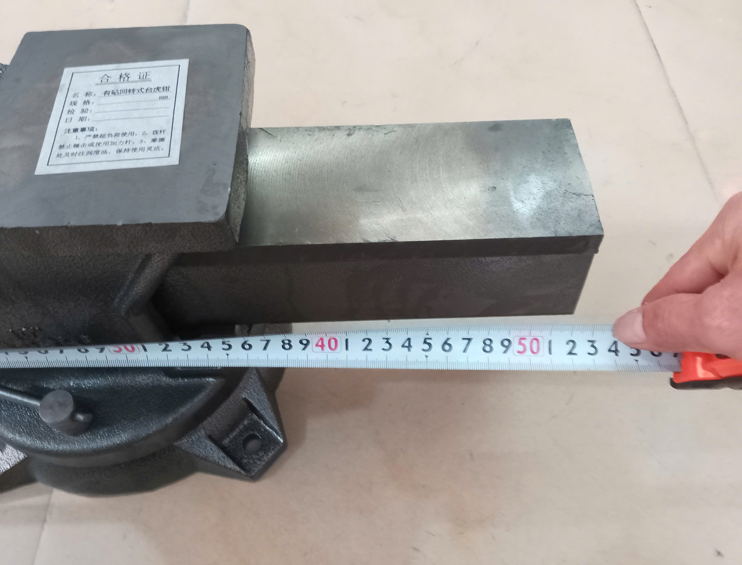 Hình ảnh 15 của mặt hàng Ê tô bàn nguội 10''/250mm ( H = 26cm - Max = 26cm ) Asaki AK-0671