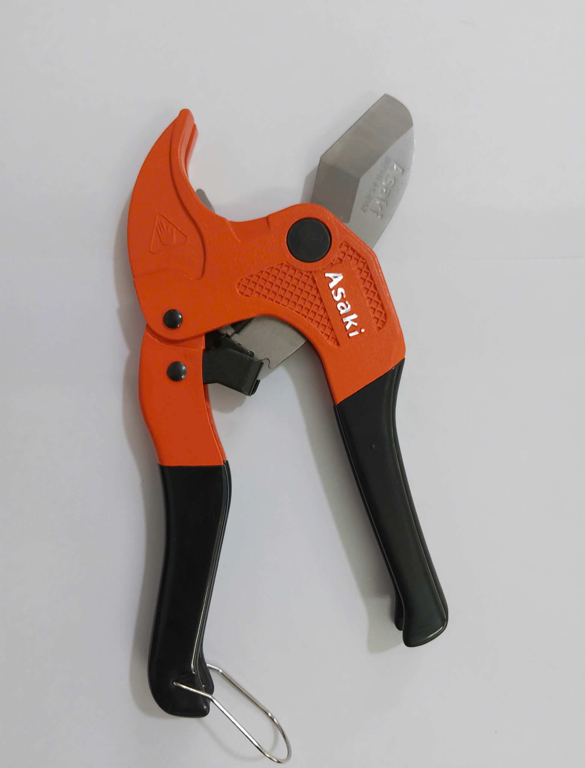 Hình ảnh 21 của mặt hàng Kéo cắt ống nhựa PVC (lưỡi kéo inox) cán bọc nhựa chống trượt 42mm Asaki AK-0162