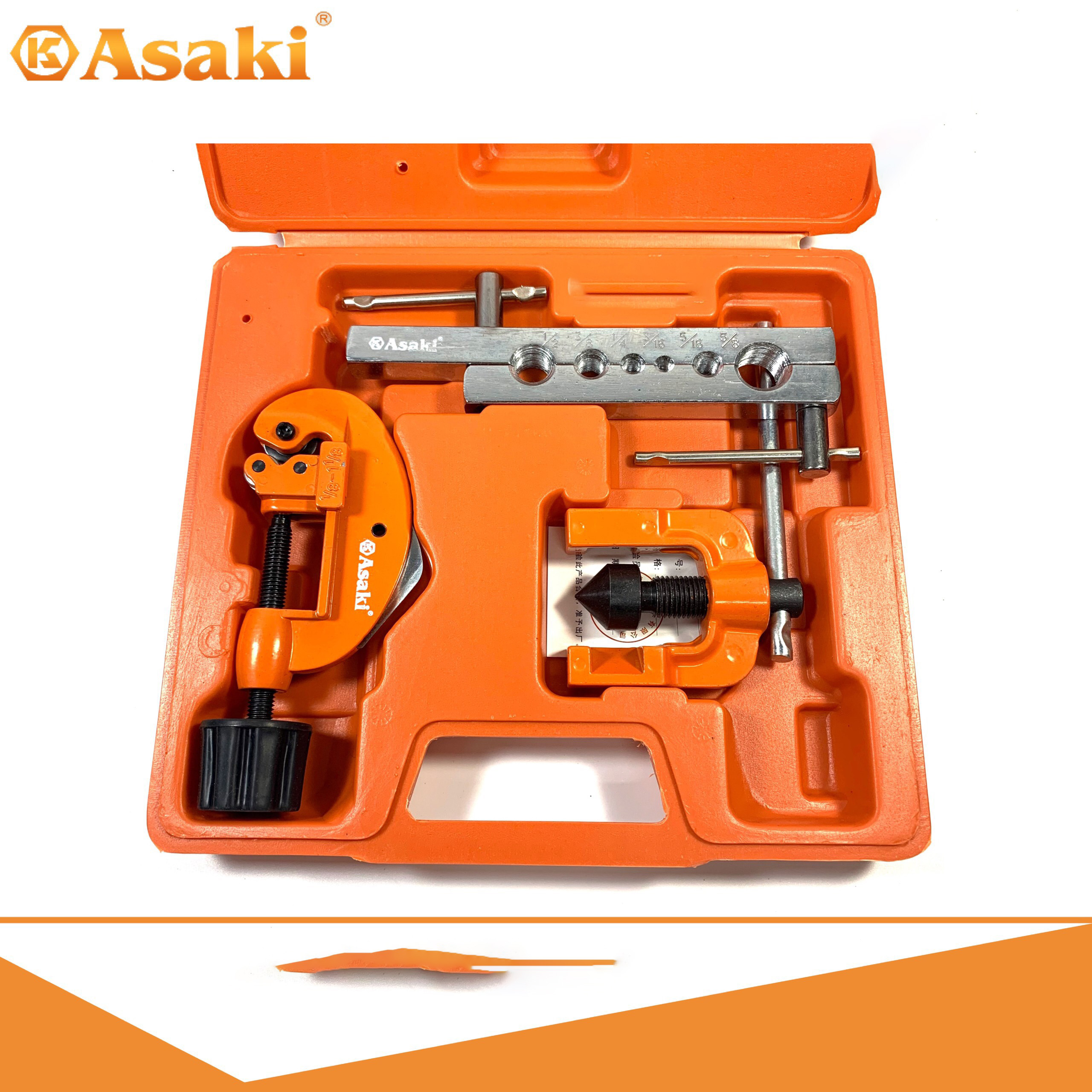 Hình ảnh 3 của mặt hàng Bộ lã ống đồng 1/2″ – 5/8″ 5 chi tiết Asaki AK-3821