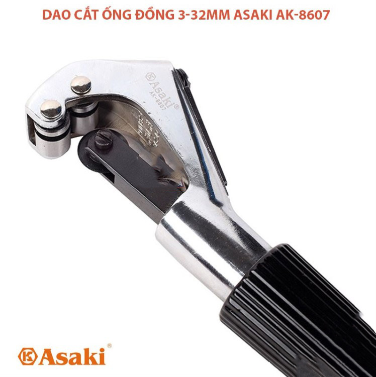 Hình ảnh 4 của mặt hàng Dao cắt ống (đồng, nhôm, titan, inox) 3 – 32mm Asaki AK-8607
