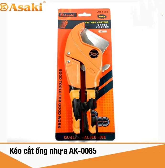 Hình ảnh 3 của mặt hàng Kéo cắt ống PVC cao cấp lưỡi inox 42mm Asaki AK-0085