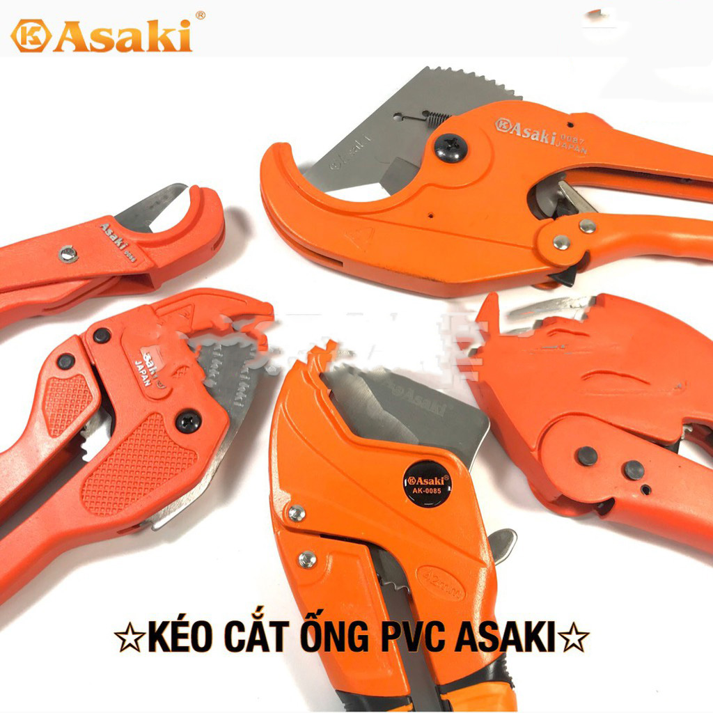 Hình ảnh 5 của mặt hàng Kéo cắt ống PVC cao cấp lưỡi inox 42mm Asaki AK-0085