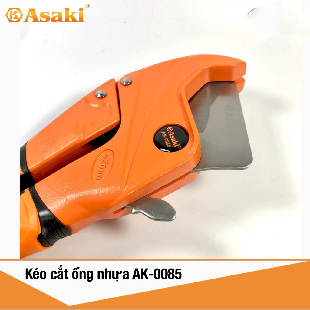Hình ảnh 6 của mặt hàng Kéo cắt ống PVC cao cấp lưỡi inox 42mm Asaki AK-0085