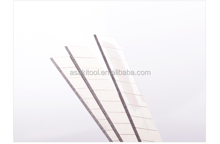 Hình ảnh 7 của mặt hàng Lưỡi dao rọc giấy cao cấp 100 x 18 x 0.5mm 14 sọc Asaki AK-8769