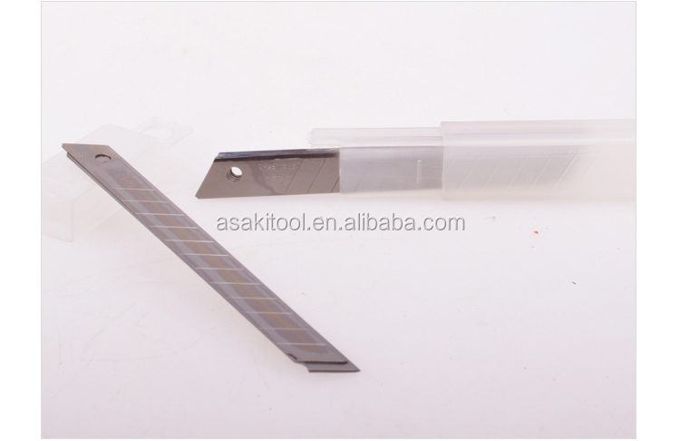 Hình ảnh 6 của mặt hàng Lưỡi dao rọc giấy 100 x 18 x 0.5mm 7 sọc Asaki AK-8770