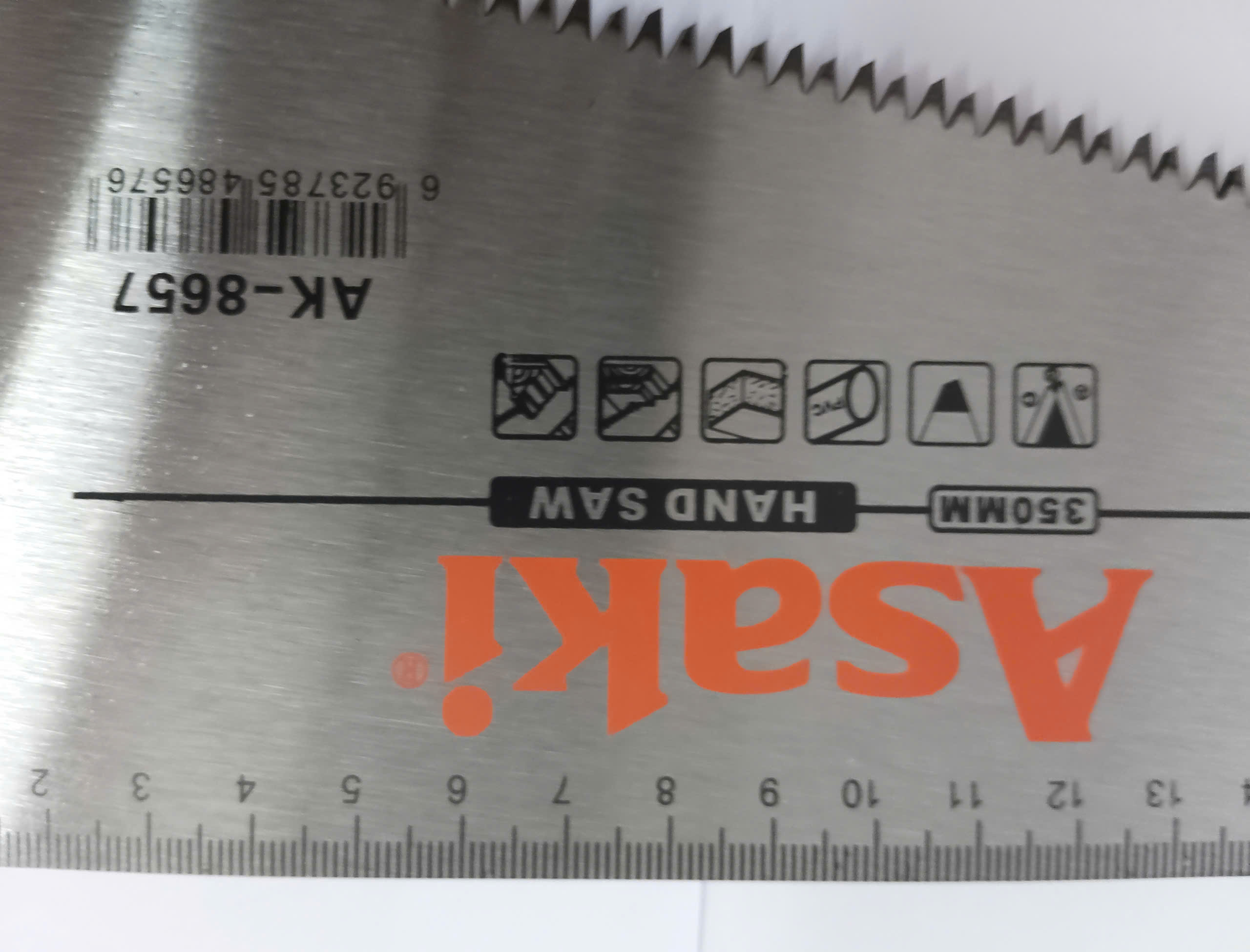 Hình ảnh 16 của mặt hàng Cưa gỗ cầm tay (cán nhựa dẻo ABS) 14''/350mm AK-8657