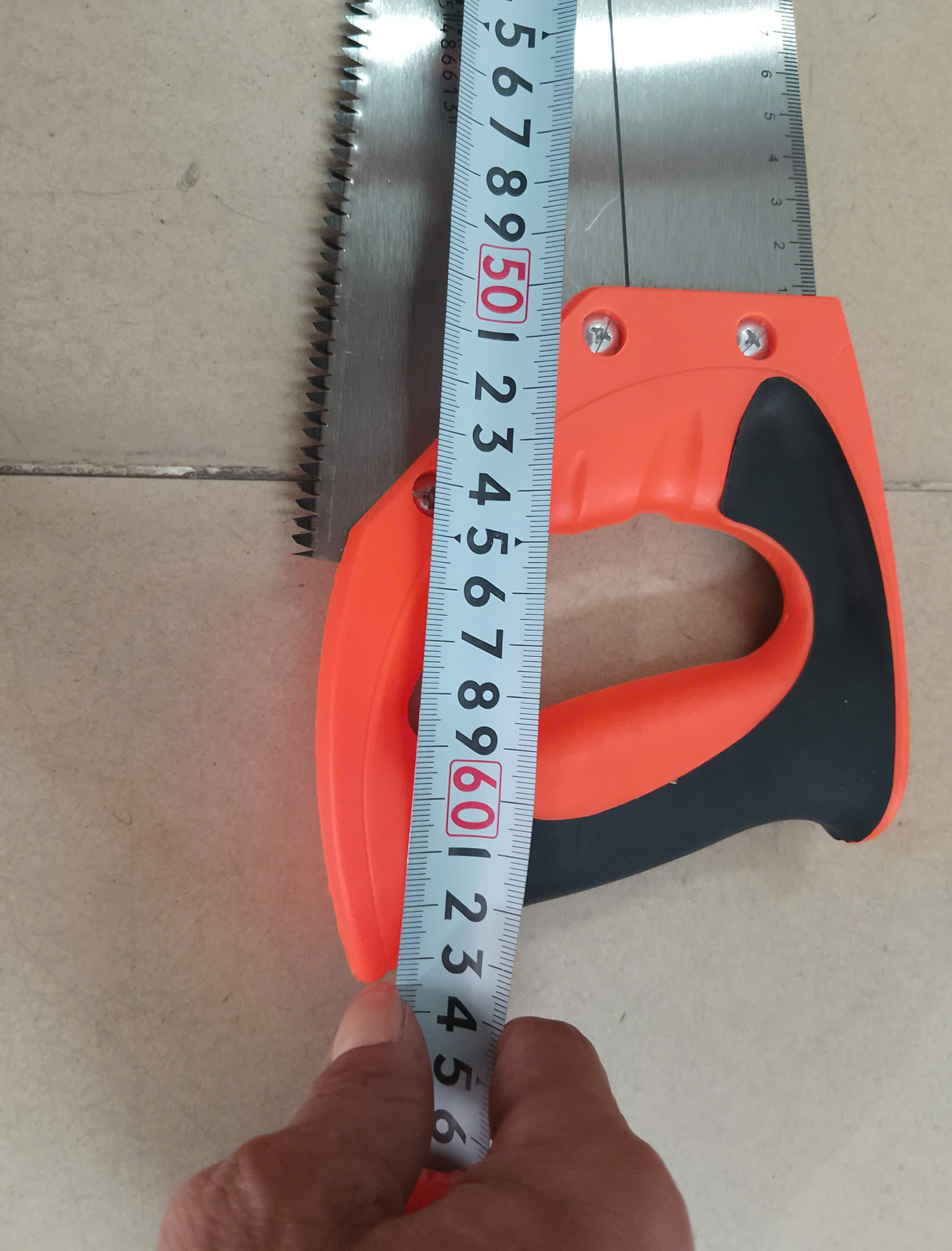 Hình ảnh 15 của mặt hàng Cưa gỗ cầm tay (cán nhựa dẻo ABS) 22''/550mm AK-8661