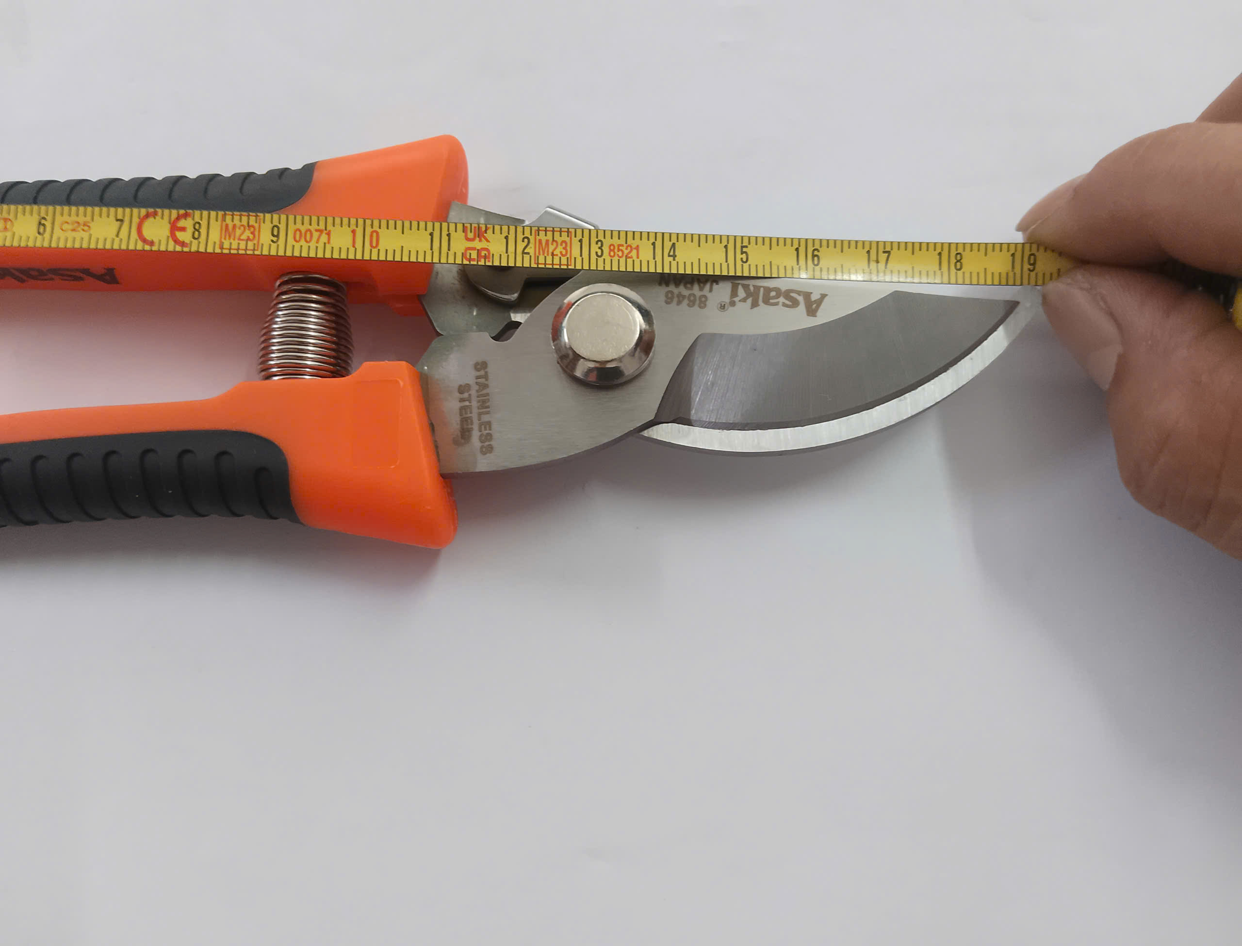 Hình ảnh 8 của mặt hàng Kéo tỉa cành lưỡi cong 8''/200mm (lưỡi kéo inox) Asaki AK-8639