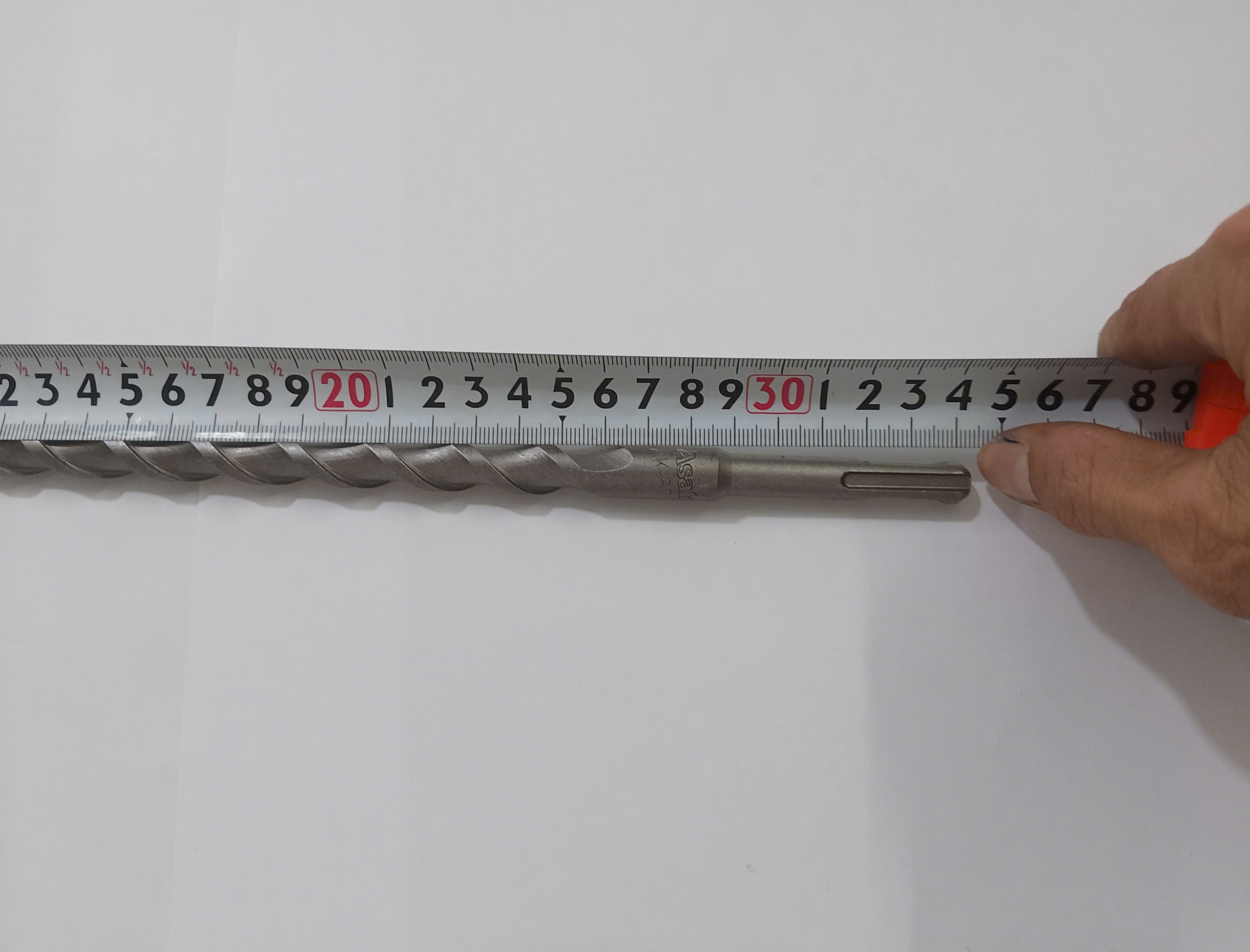 Hình ảnh 9 của mặt hàng Mũi khoan bê tông đuôi gài hợp kim carbide 16 x 350mm Asaki AK-6737