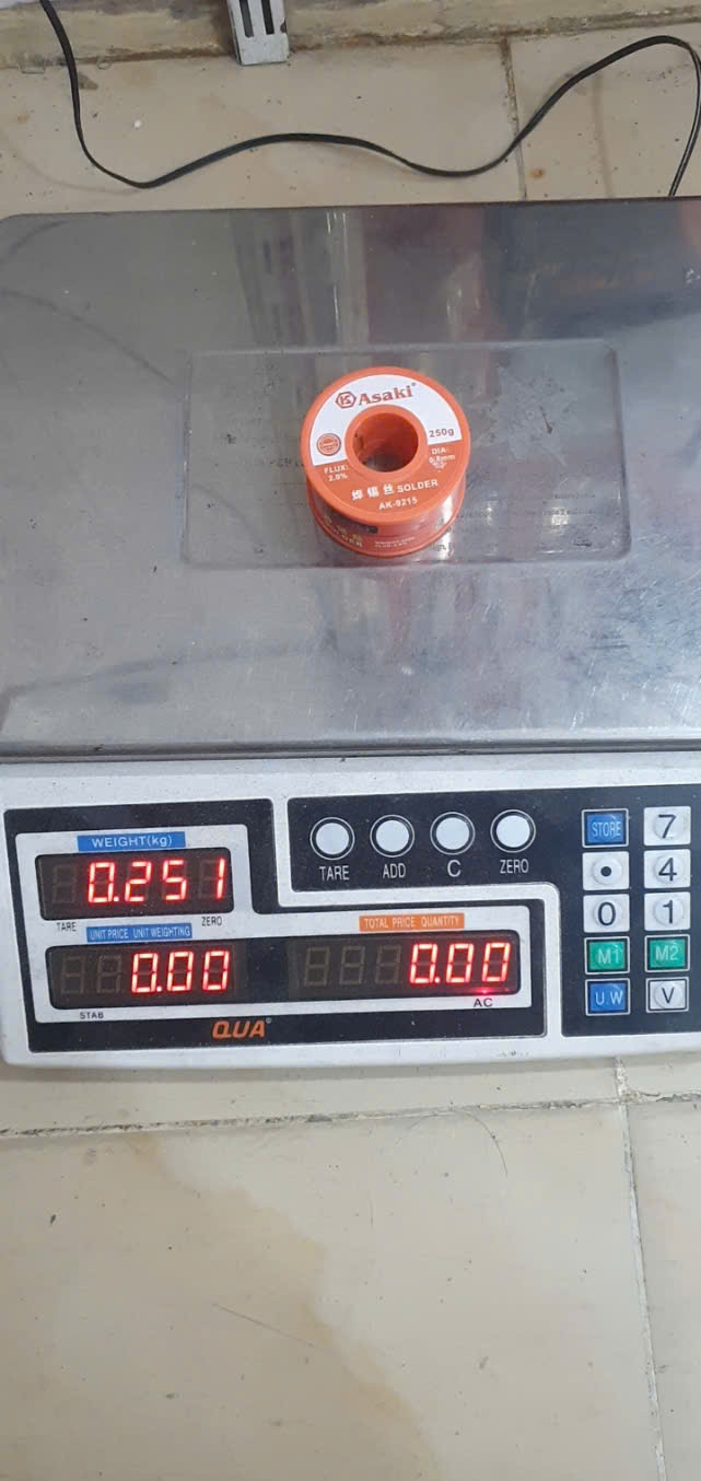 Hình ảnh 9 của mặt hàng Dây chì hàn 250g/0.8mm Asaki AK-9215