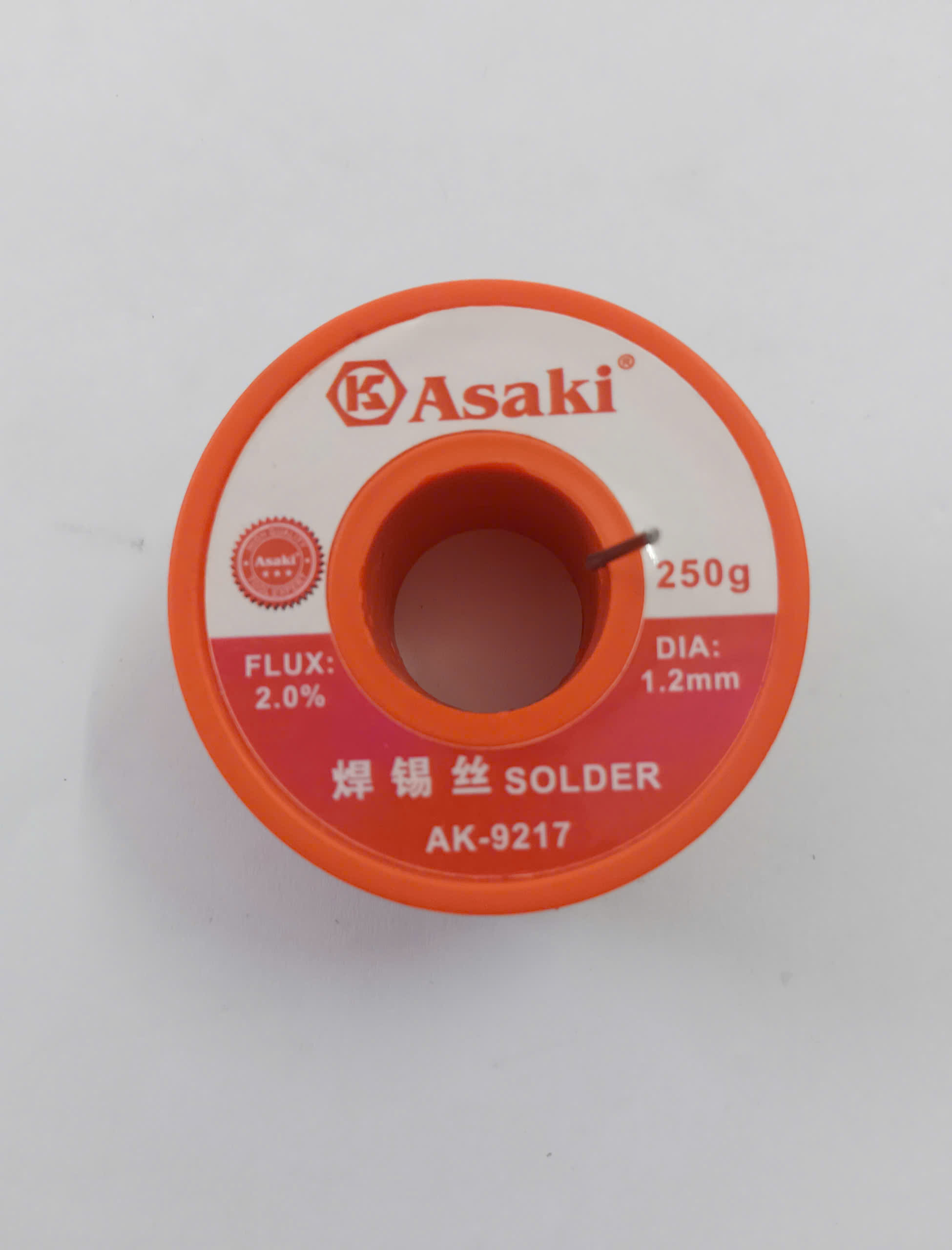 Hình ảnh 10 của mặt hàng Dây chì hàn 250g/1.2mm Asaki AK-9217