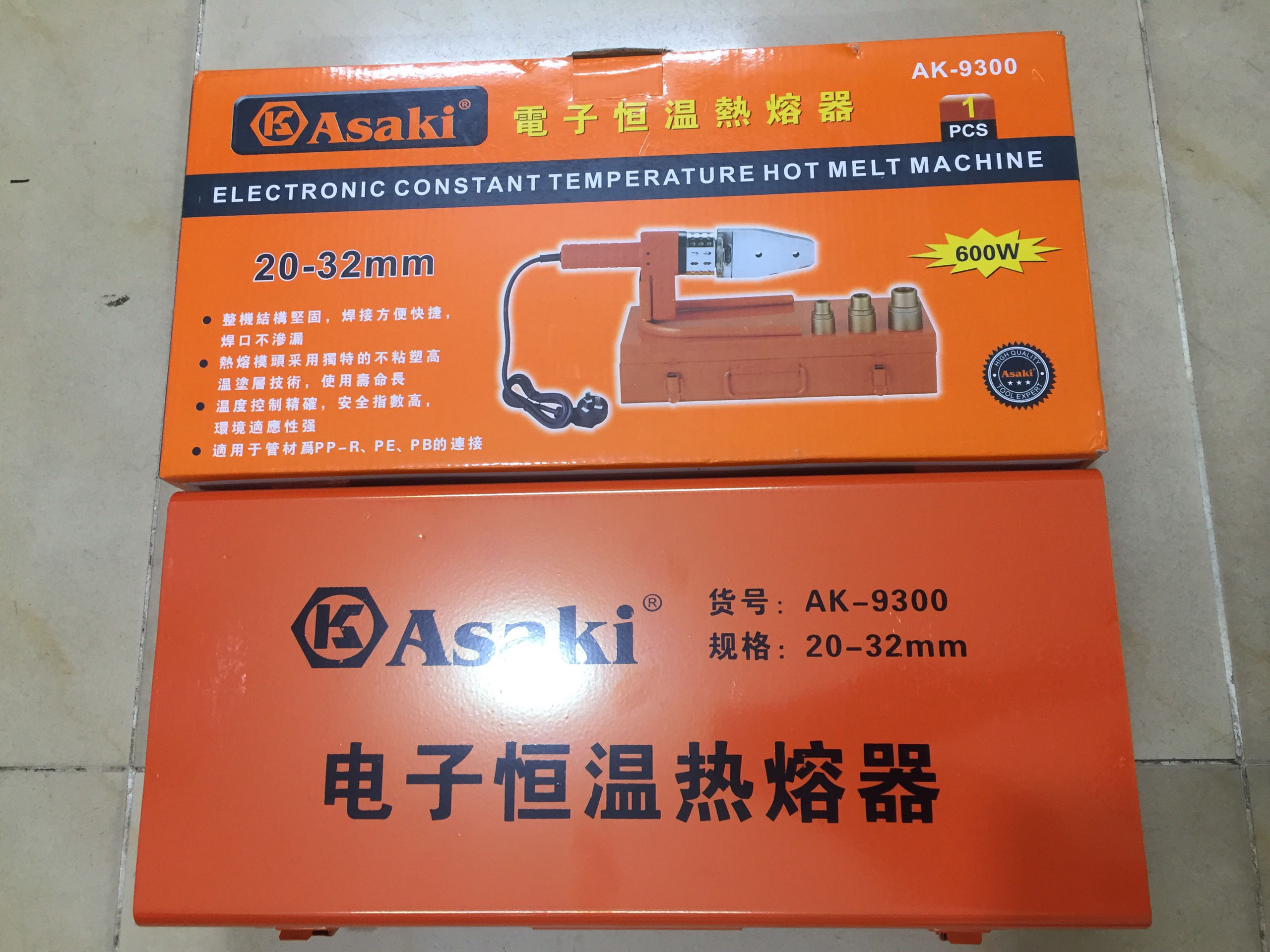 Hình ảnh 2 của mặt hàng Máy hàn ống nhựa chịu nhiệt PP-R Φ20mm - Φ25mm - Φ32mm 600W Asaki AK-9300