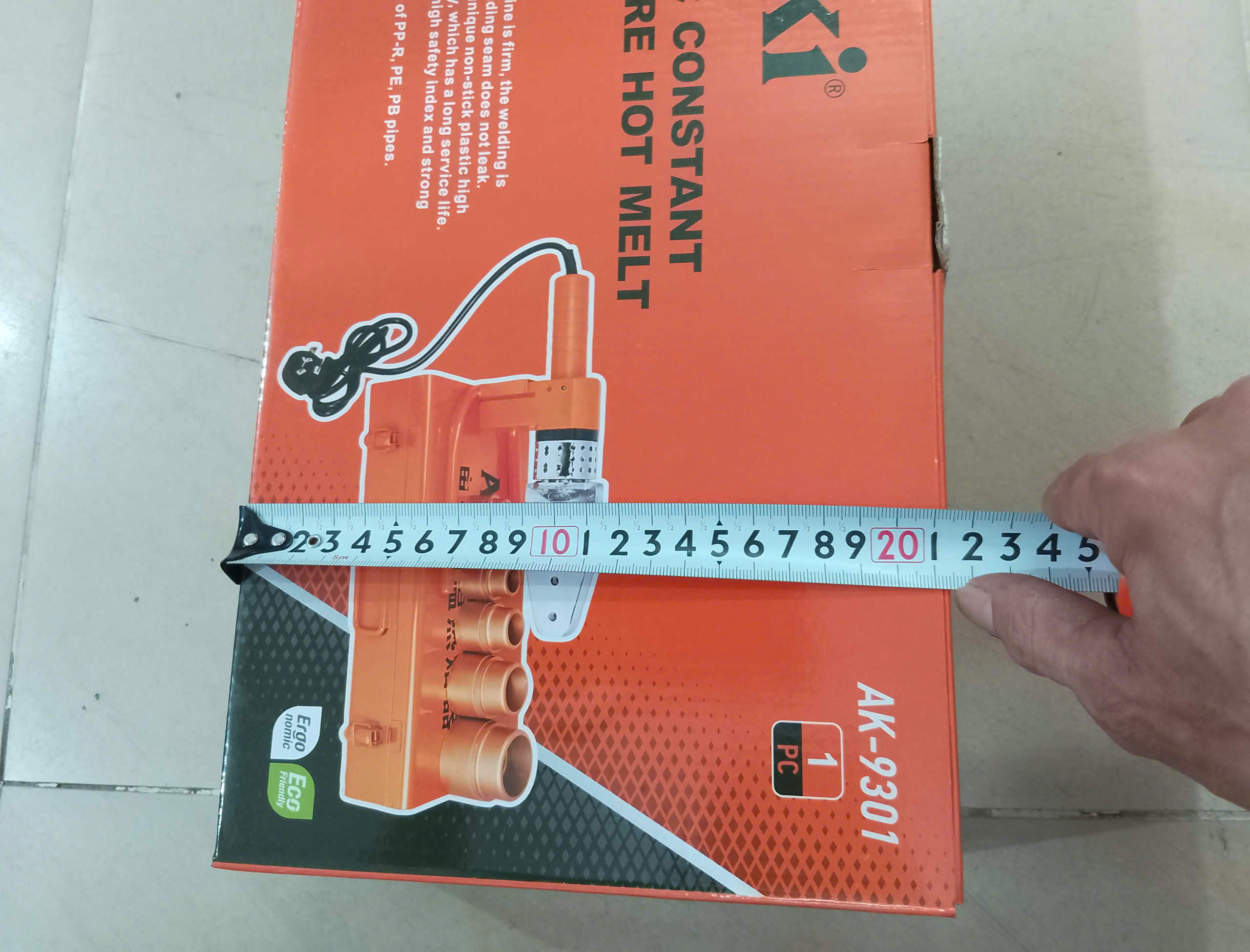 Hình ảnh 6 của mặt hàng Máy hàn ống nhựa chịu nhiệt PP-R Φ20mm - Φ25mm - Φ32mm Φ40mm - Φ50mm - Φ63mm 800W Asaki AK-9301