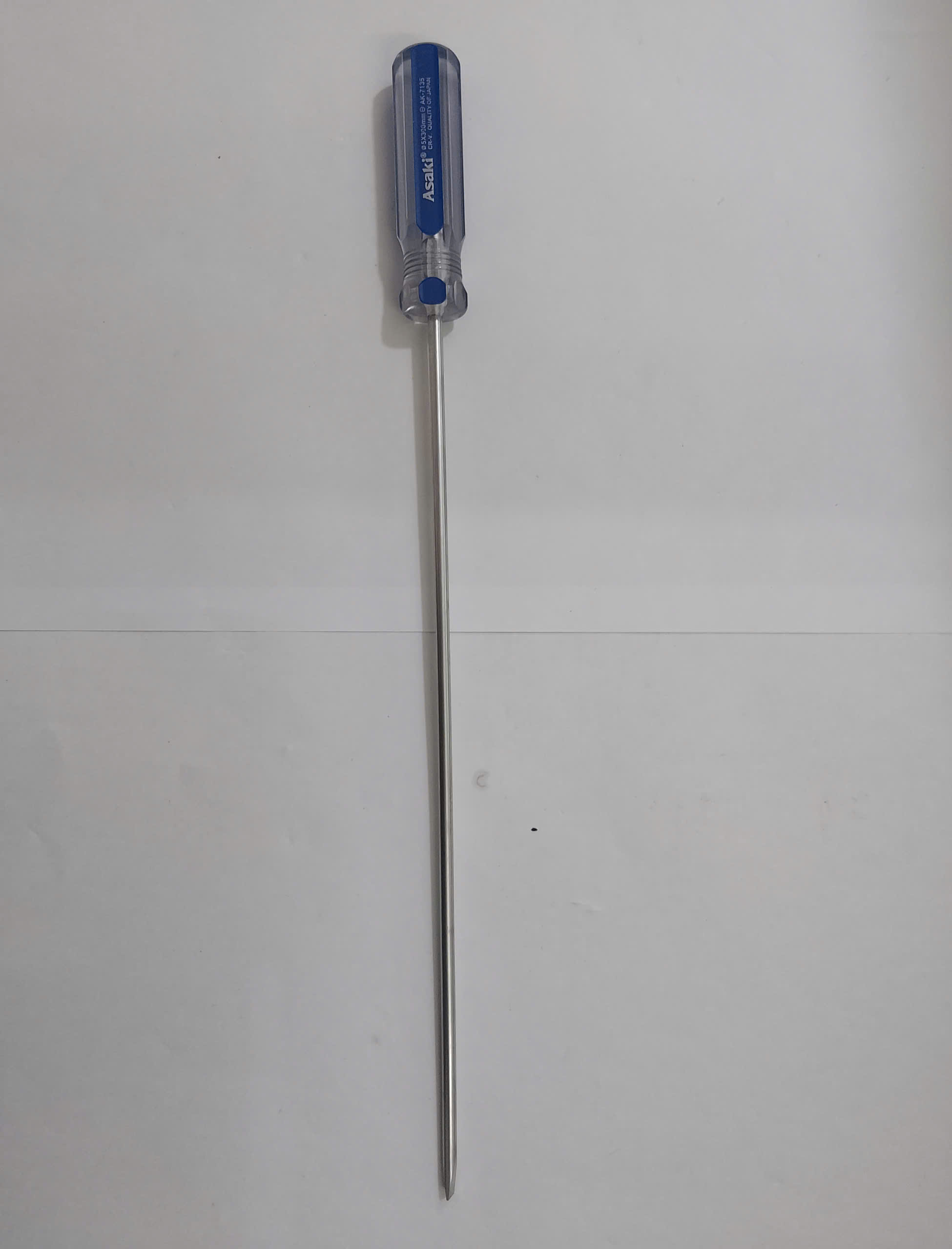 Hình ảnh 1 của mặt hàng Tua vít thép cán nhựa trong 5 x 300mm (-) Asaki AK-7135