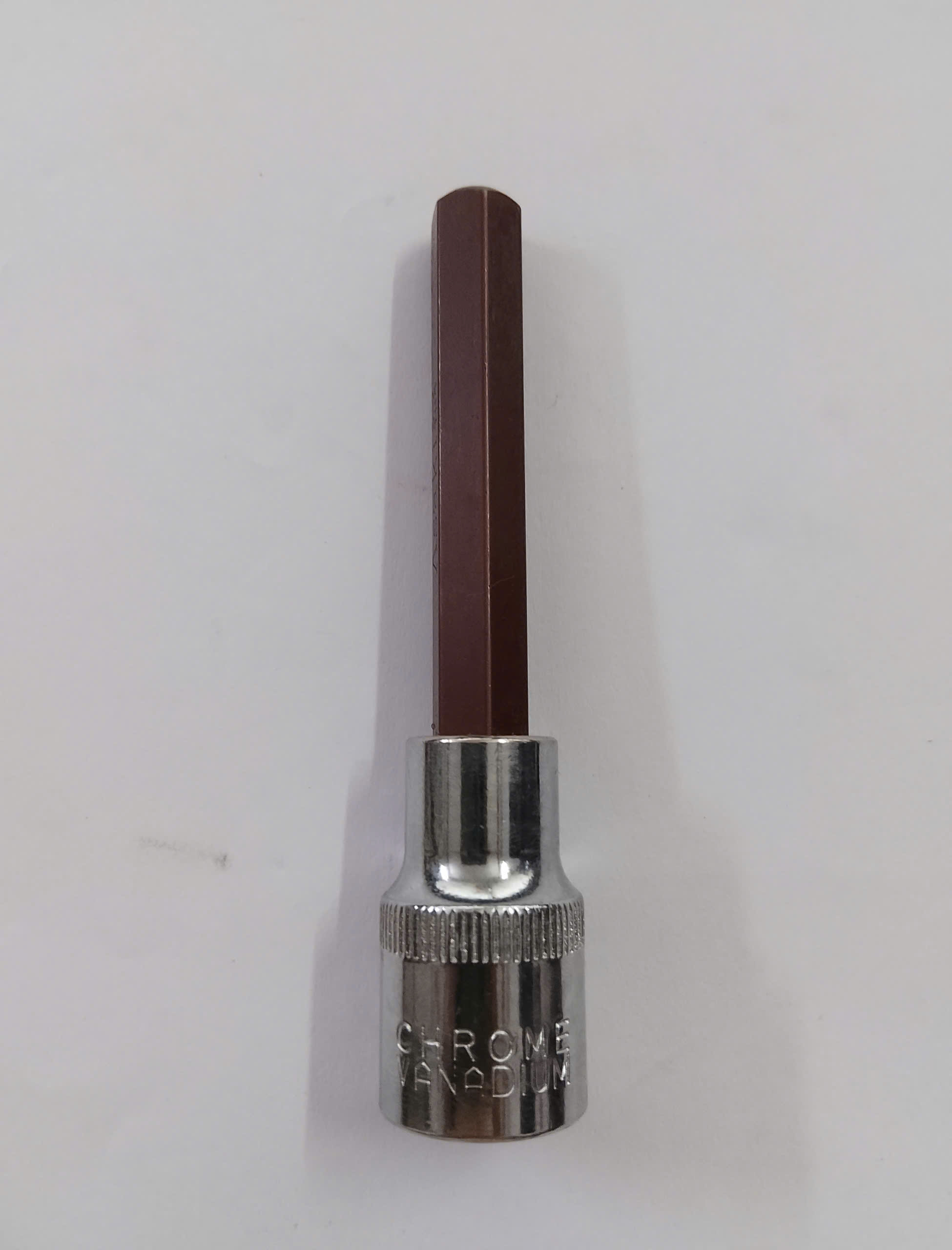 Hình ảnh 18 của mặt hàng Đầu tuýp gắn mũi lục giác dài (thép hợp kim cao cấp S2) H10 x 100mm Asaki AK-7230