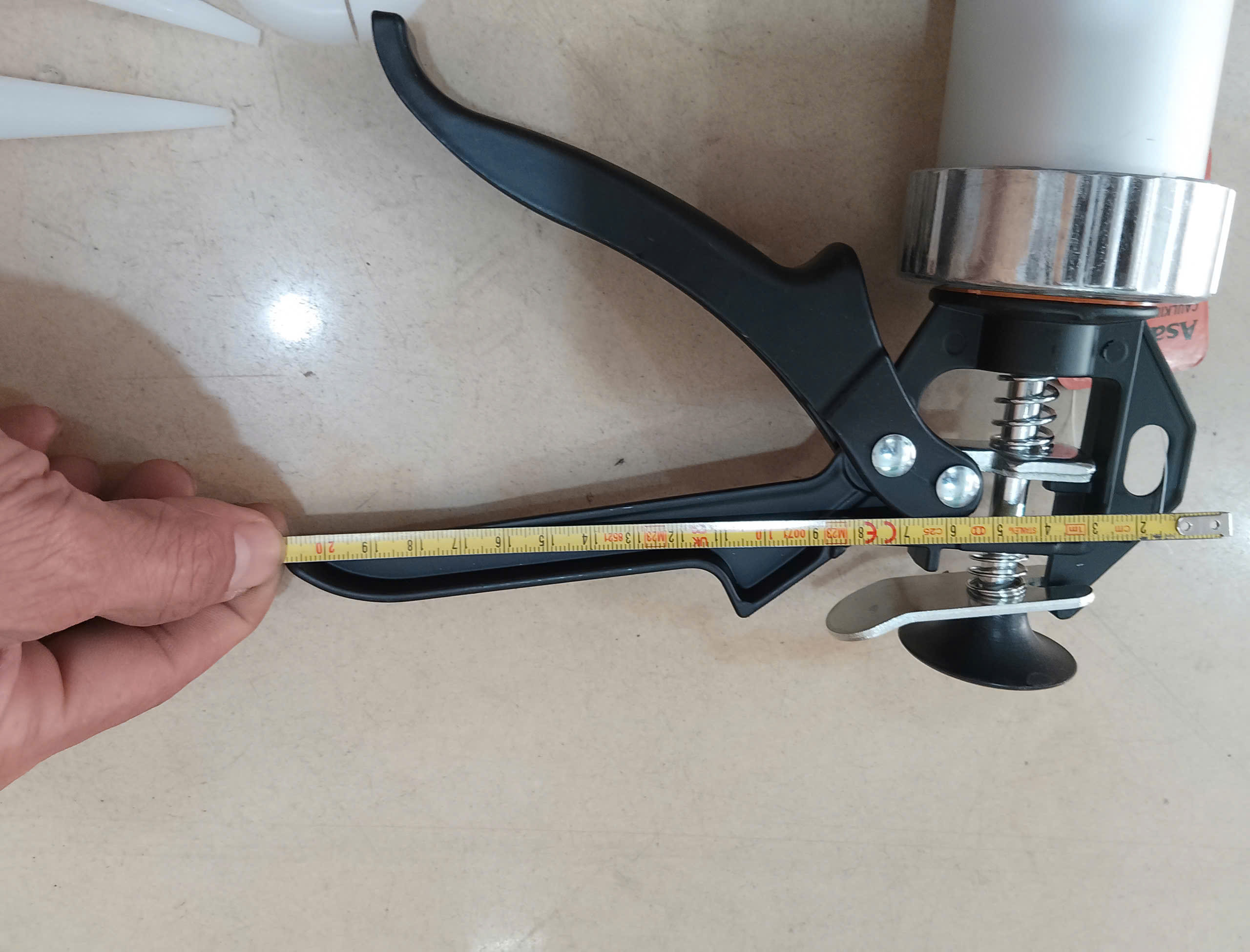 Hình ảnh 12 của mặt hàng Súng bắn silicon (thân nhôm hợp kim) 15''/375mm Asaki AK-6789