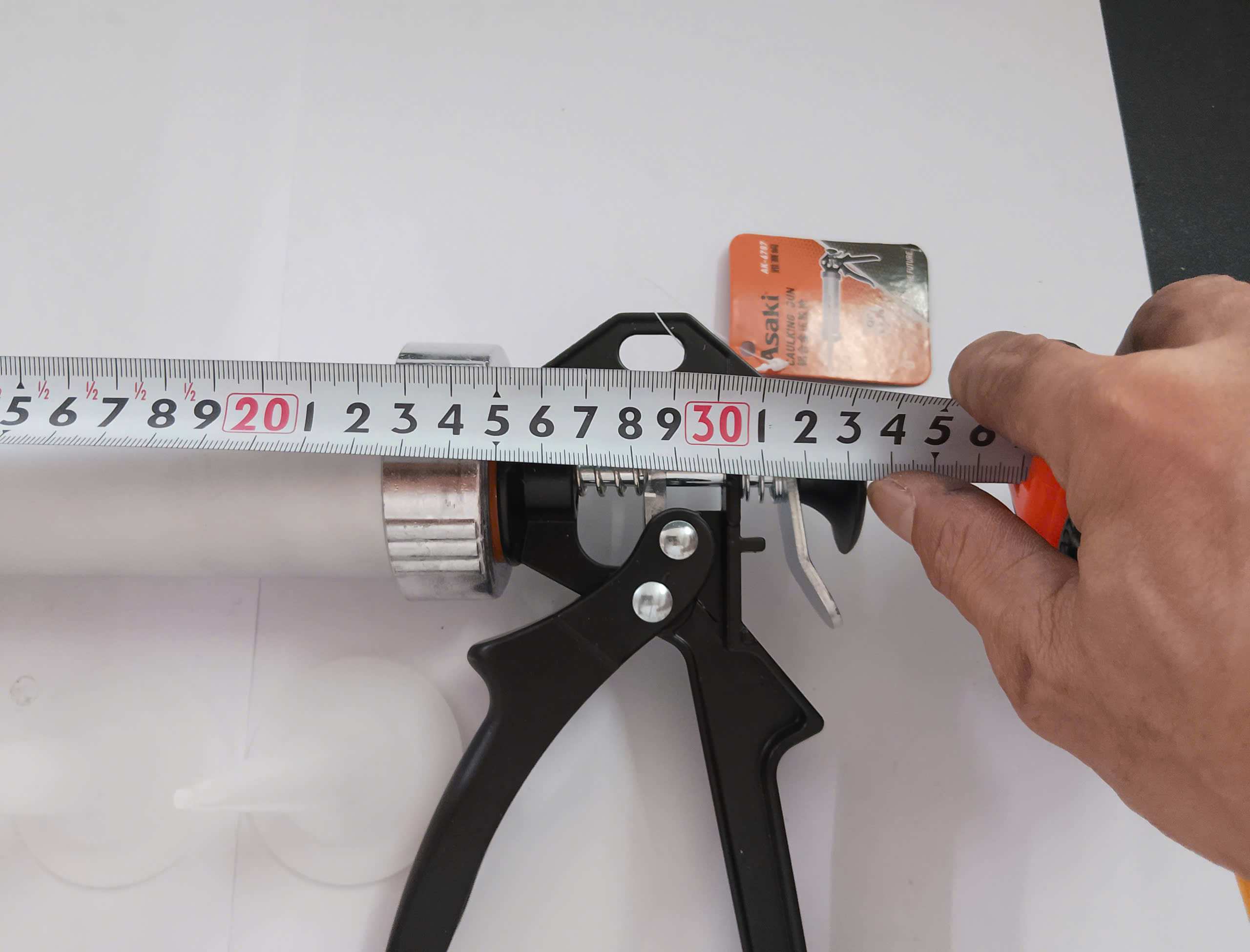 Hình ảnh 11 của mặt hàng Súng bắn silicon (thân nhôm hợp kim) 9''/225mm Asaki AK-6787