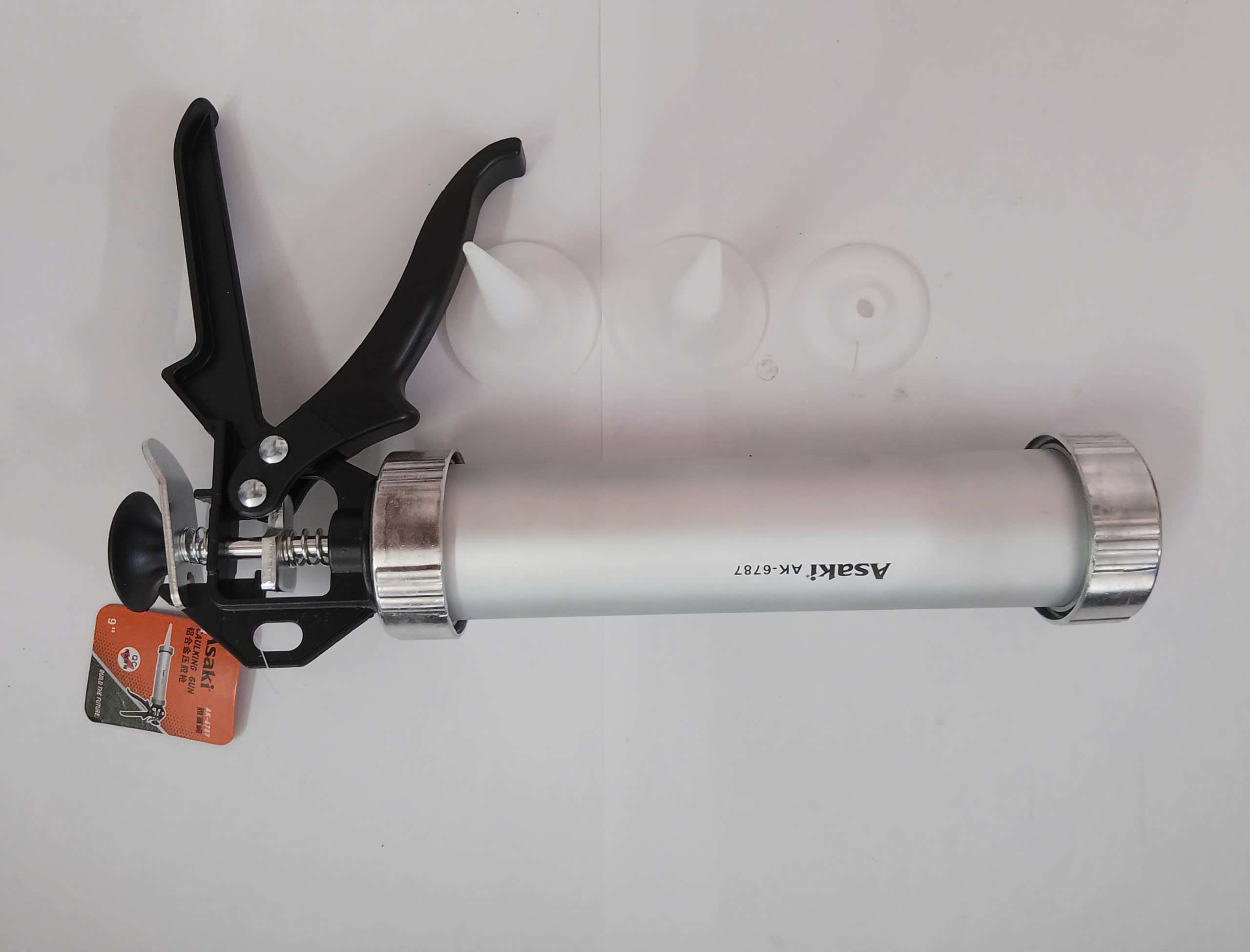 Hình ảnh 12 của mặt hàng Súng bắn silicon (thân nhôm hợp kim) 9''/225mm Asaki AK-6787