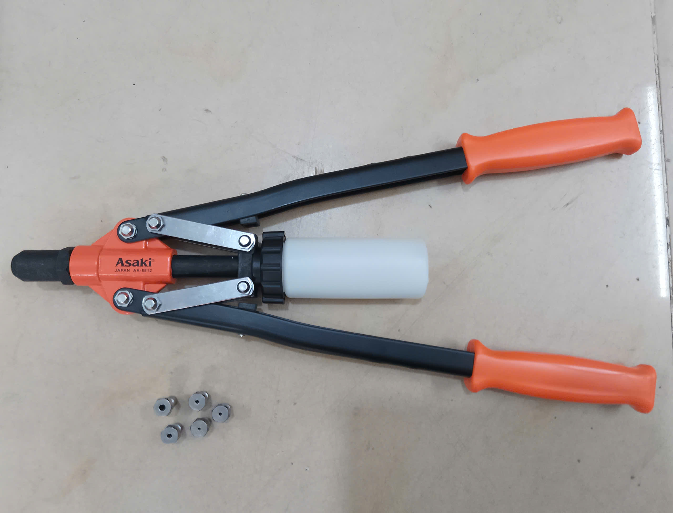 Hình ảnh 8 của mặt hàng Kềm rút rivet cao cấp 2.4mm - 3.2mm - 4.0mm - 4.8mm 17''/425mm Asaki AK-6812