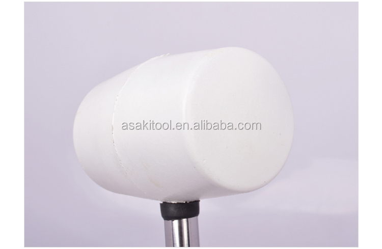 Hình ảnh 4 của mặt hàng Búa cao su trắng cán nhựa cao cấp 350G Asaki AK-9731