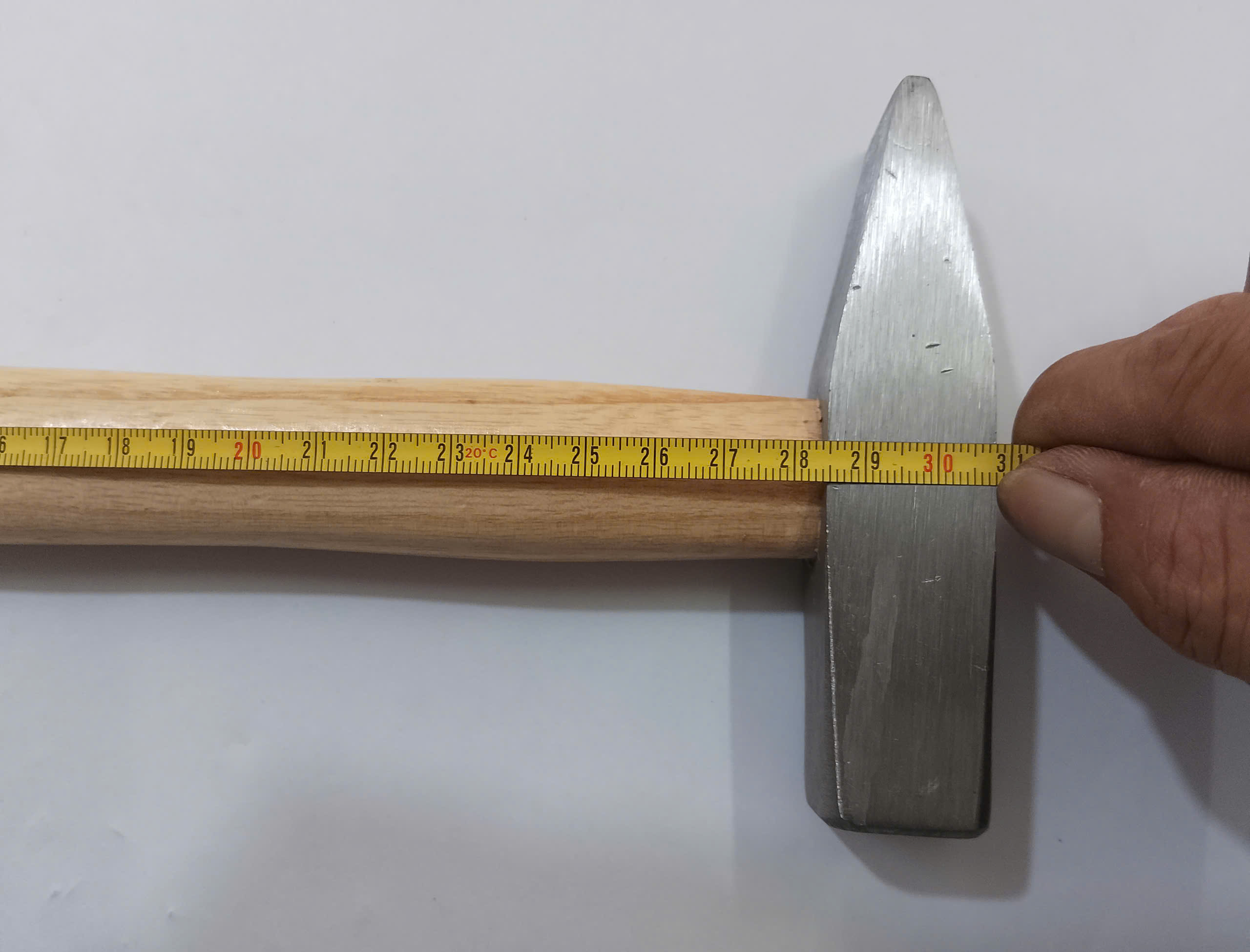 Hình ảnh 14 của mặt hàng Búa đinh cán gỗ 1 đầu dẹp & 1 đầu vuông 400G Asaki AK-9702