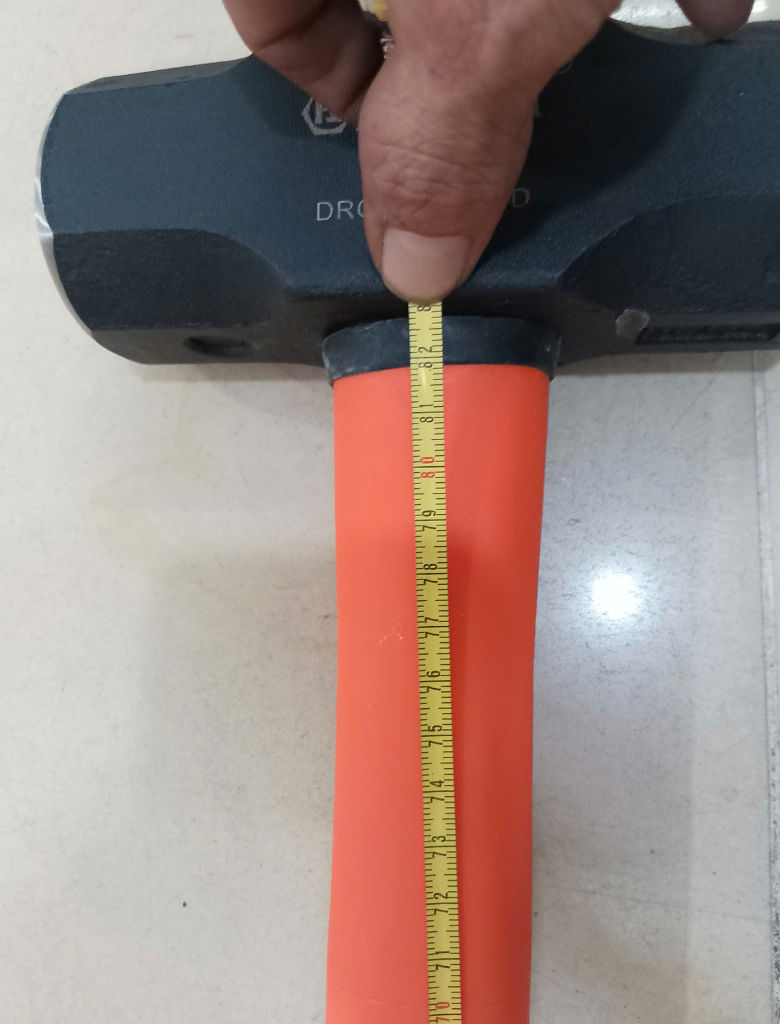 Hình ảnh 10 của mặt hàng Búa tạ cán nhựa TPR 8LB / 3.6kg Asaki AK-9574