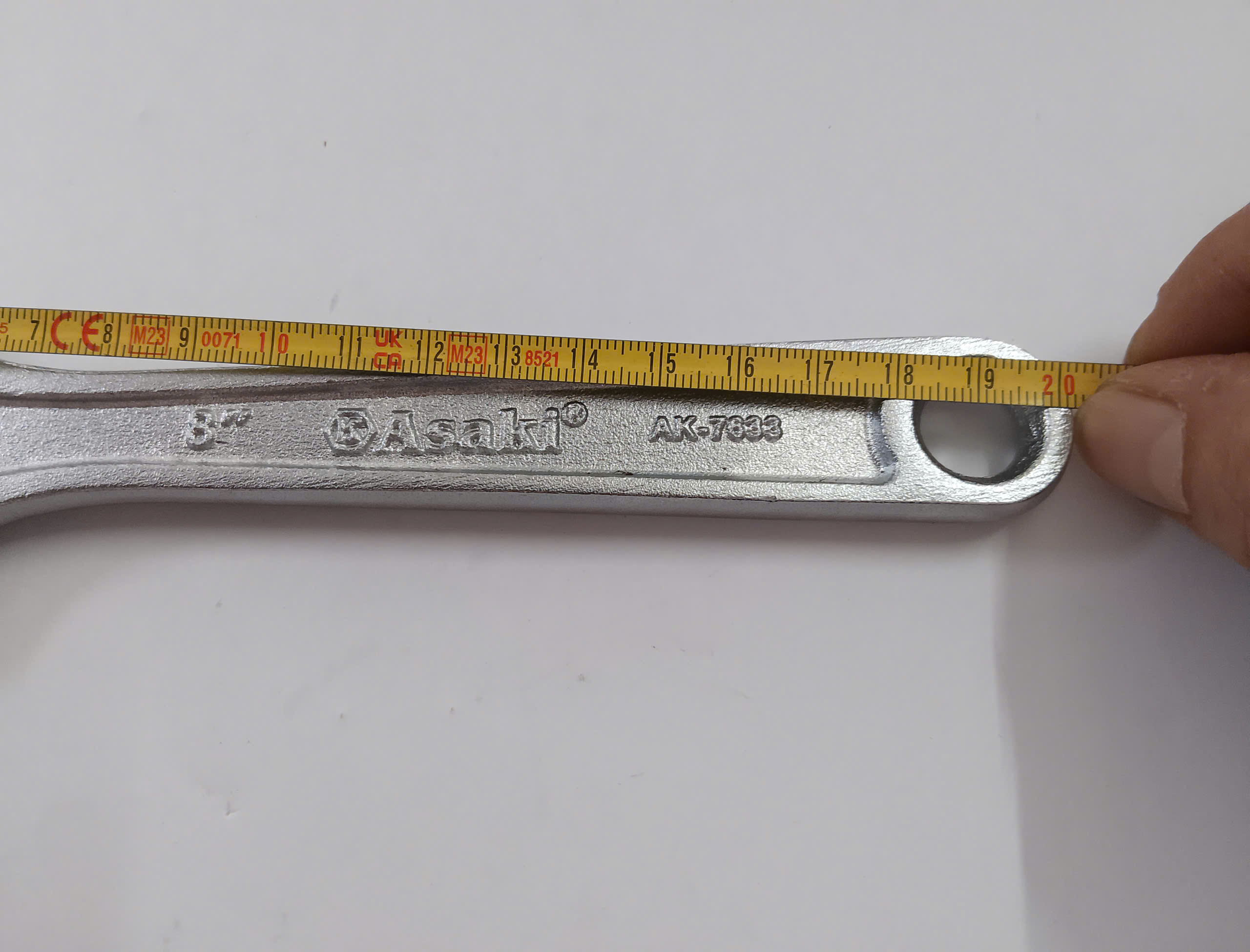 Hình ảnh 10 của mặt hàng Mỏ lết mạ chrome 8''/200mm Asaki AK-7633