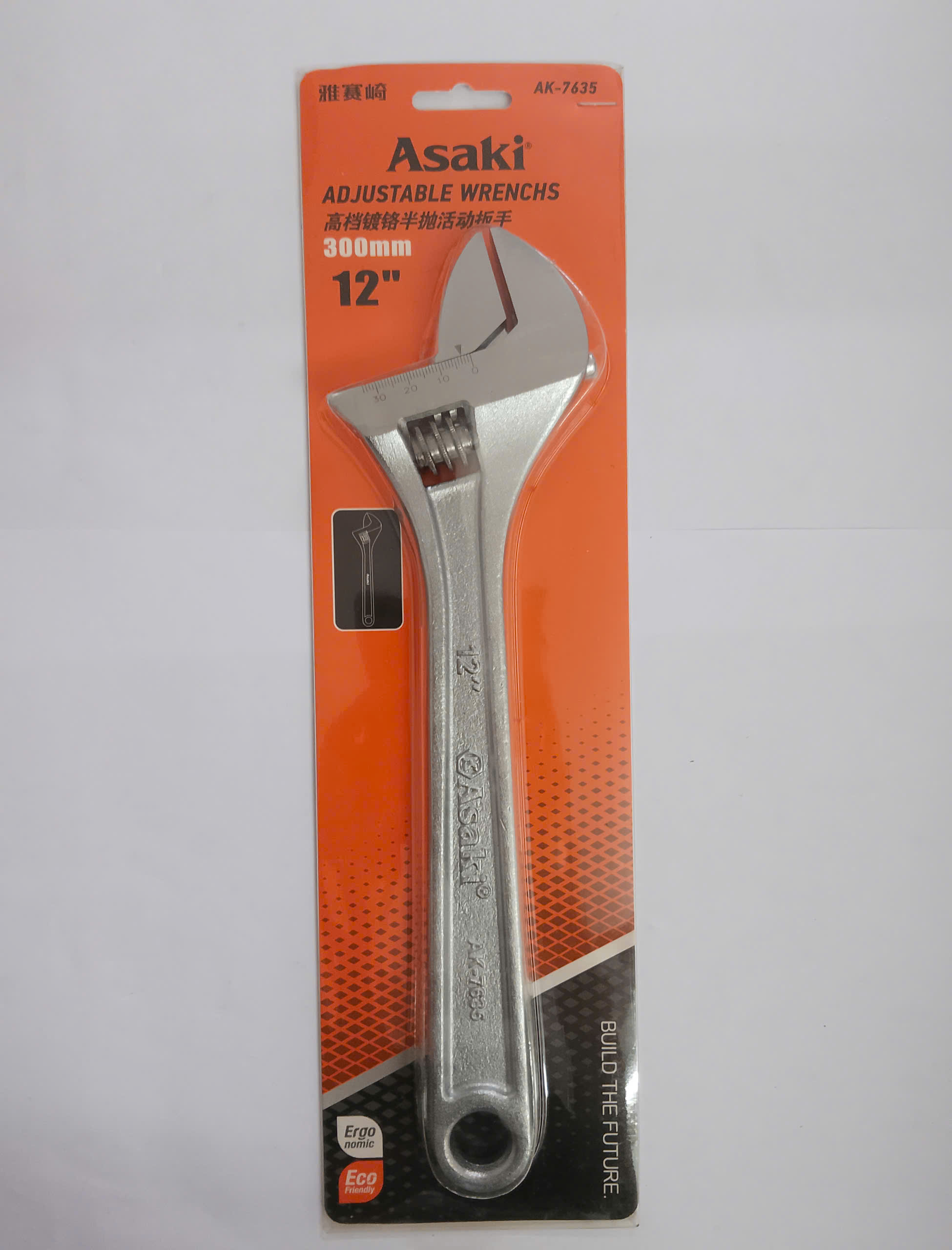 Hình ảnh 12 của mặt hàng Mỏ lết mạ chrome 12''/300mm Asaki AK-7635