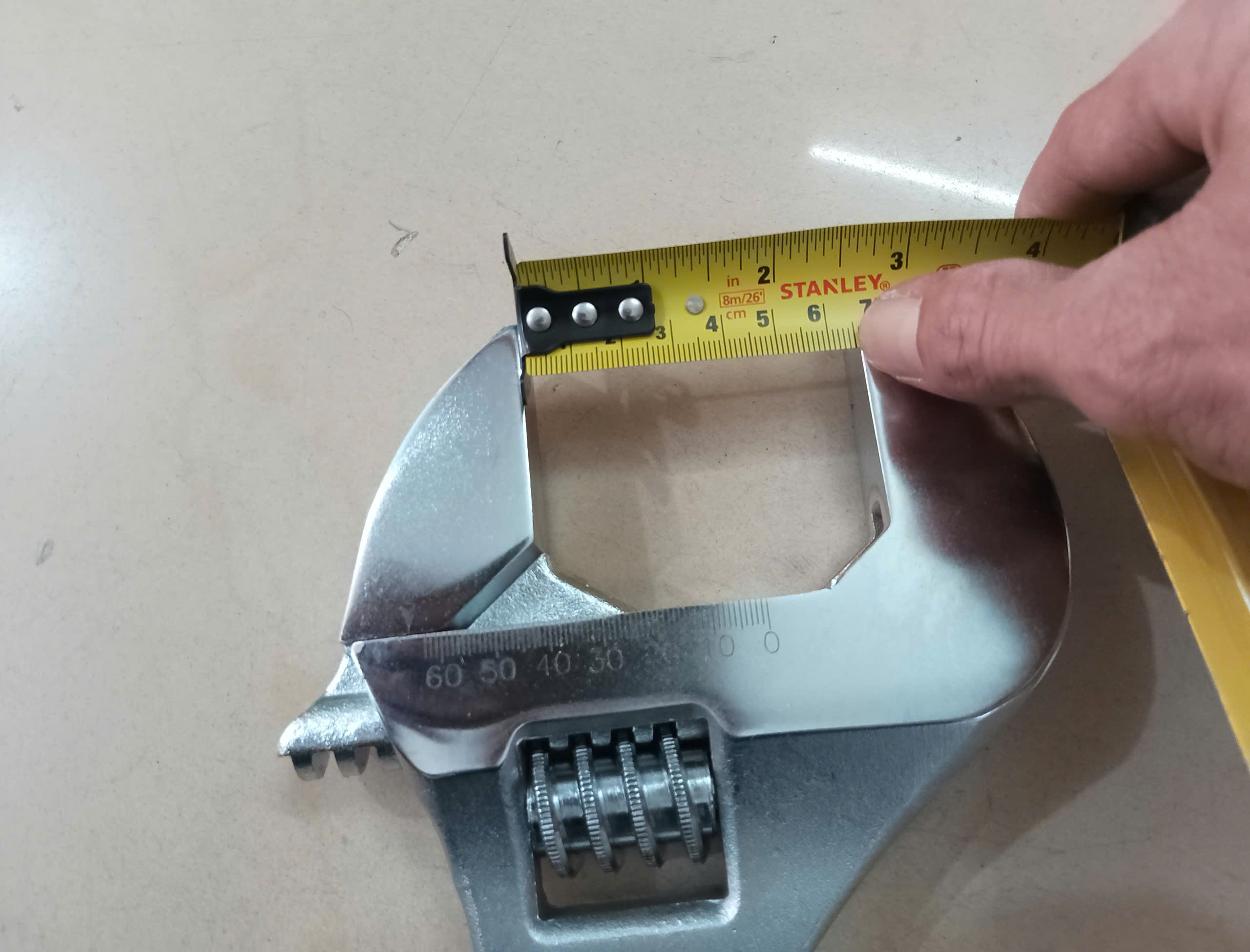 Hình ảnh 14 của mặt hàng Mỏ lết mạ chrome 24''/600mm Asaki AK-7638