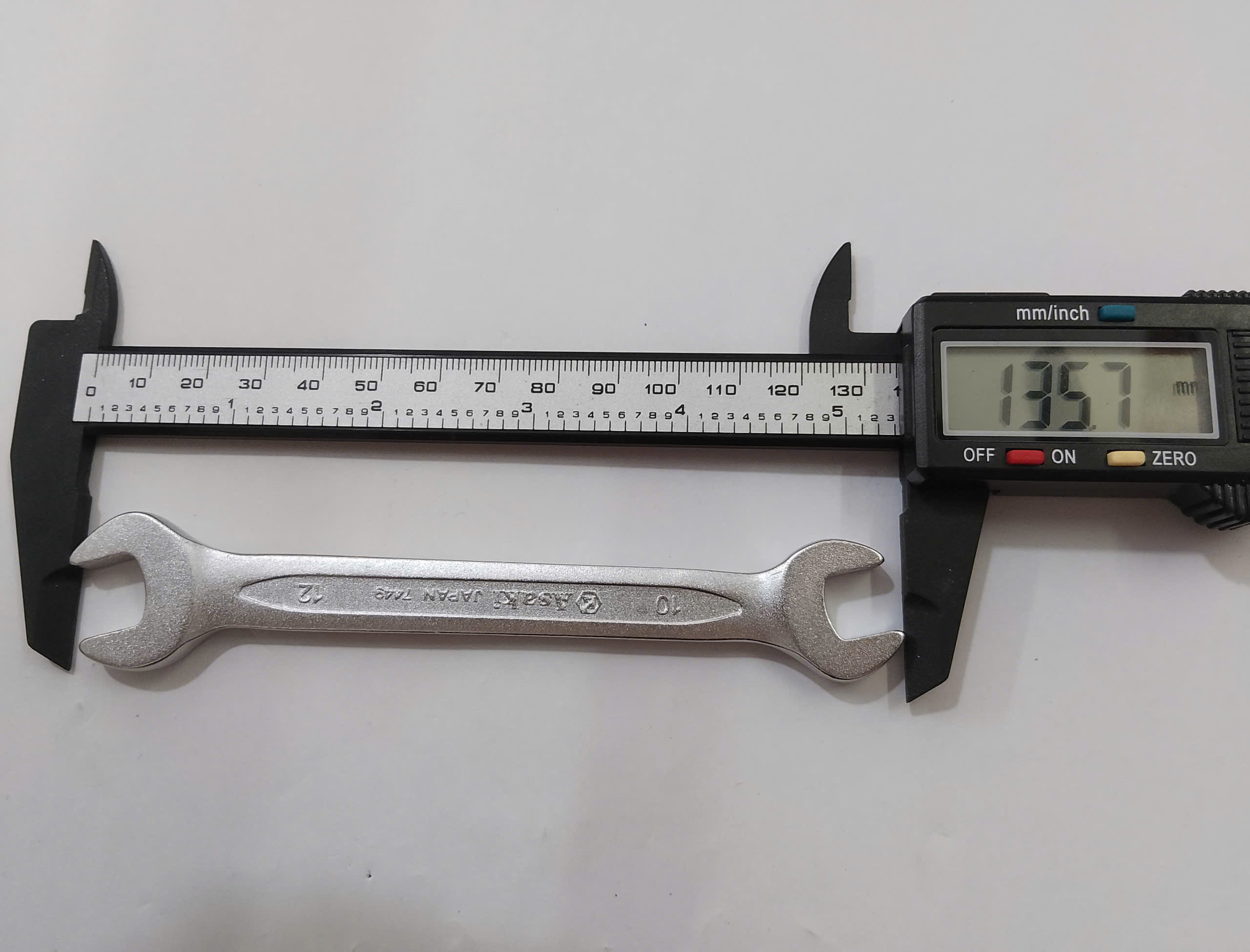 Hình ảnh 13 của mặt hàng Cờ lê 2 đầu miệng (xi mờ) 10mm x 12mm Asaki AK-7449