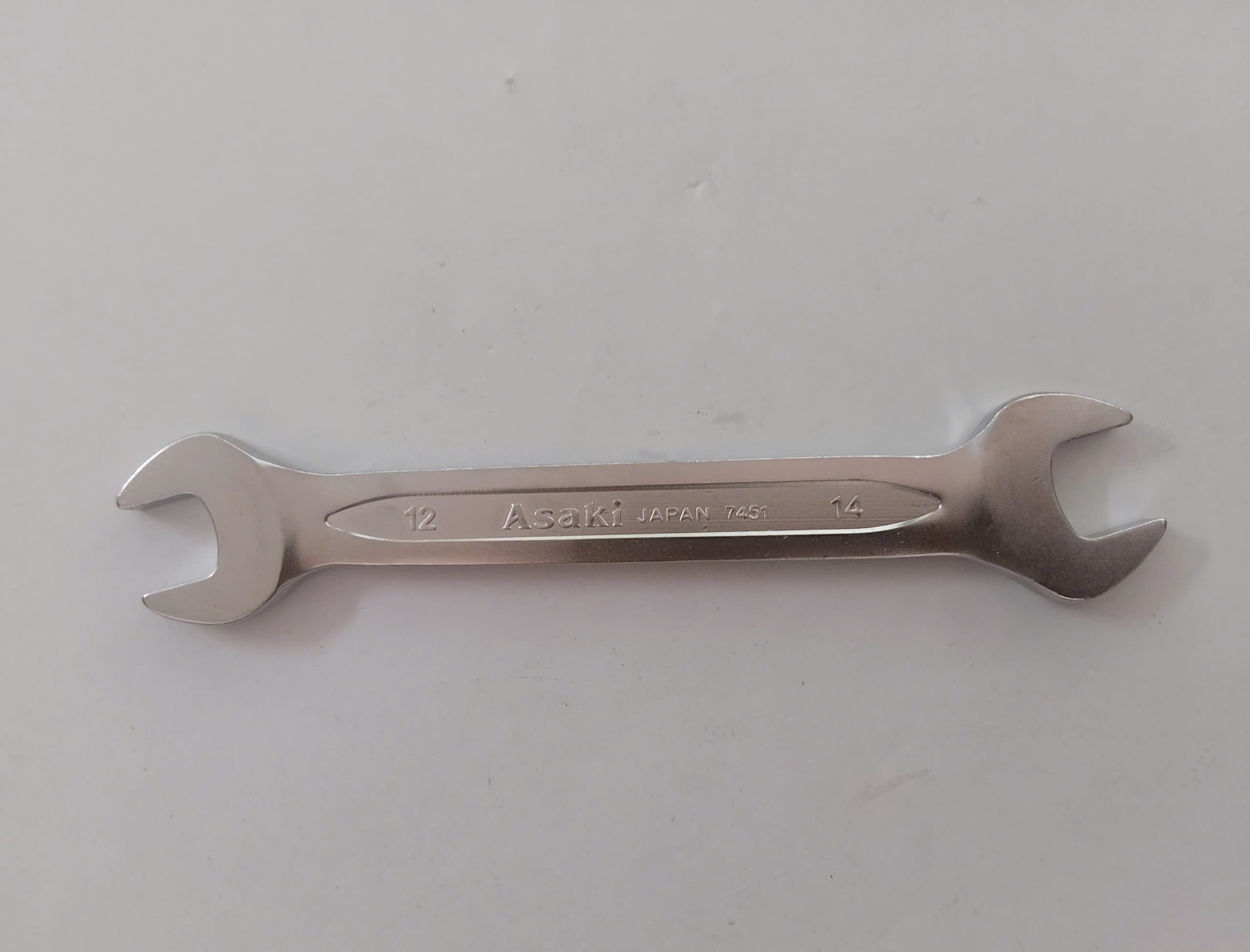 Hình ảnh 12 của mặt hàng Cờ lê 2 đầu miệng (xi mờ) 12mm x 14mm Asaki AK-7451