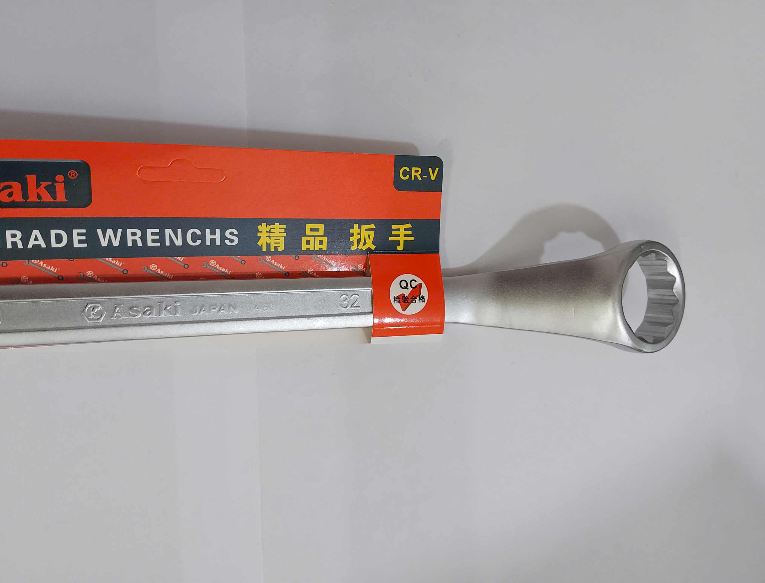 Hình ảnh 16 của mặt hàng Cờ lê 2 đầu vòng (xi mờ) 30mm x 32mm Asaki AK-7490