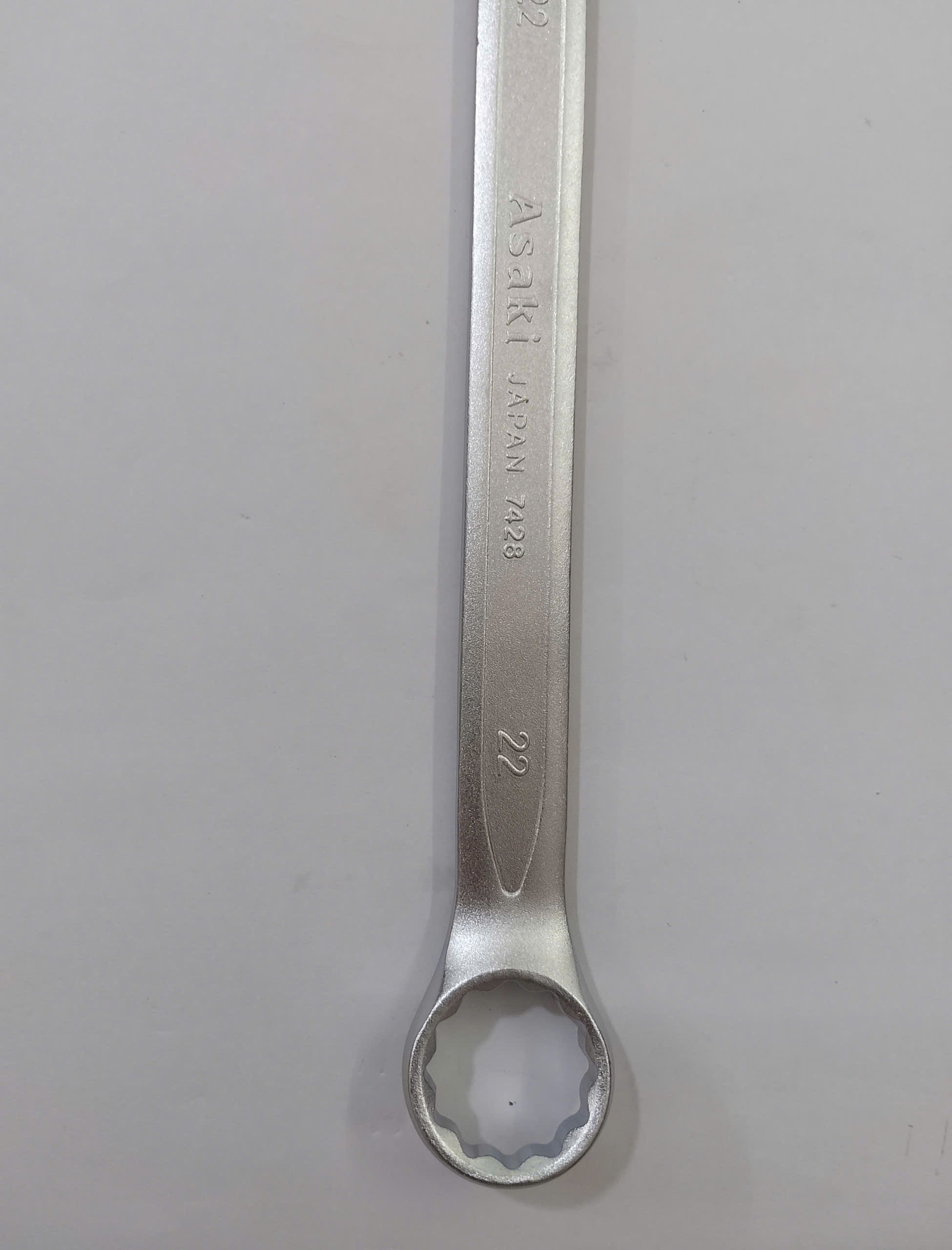 Hình ảnh 12 của mặt hàng Cờ lê vòng miệng (xi mờ) 22mm Asaki AK-7428