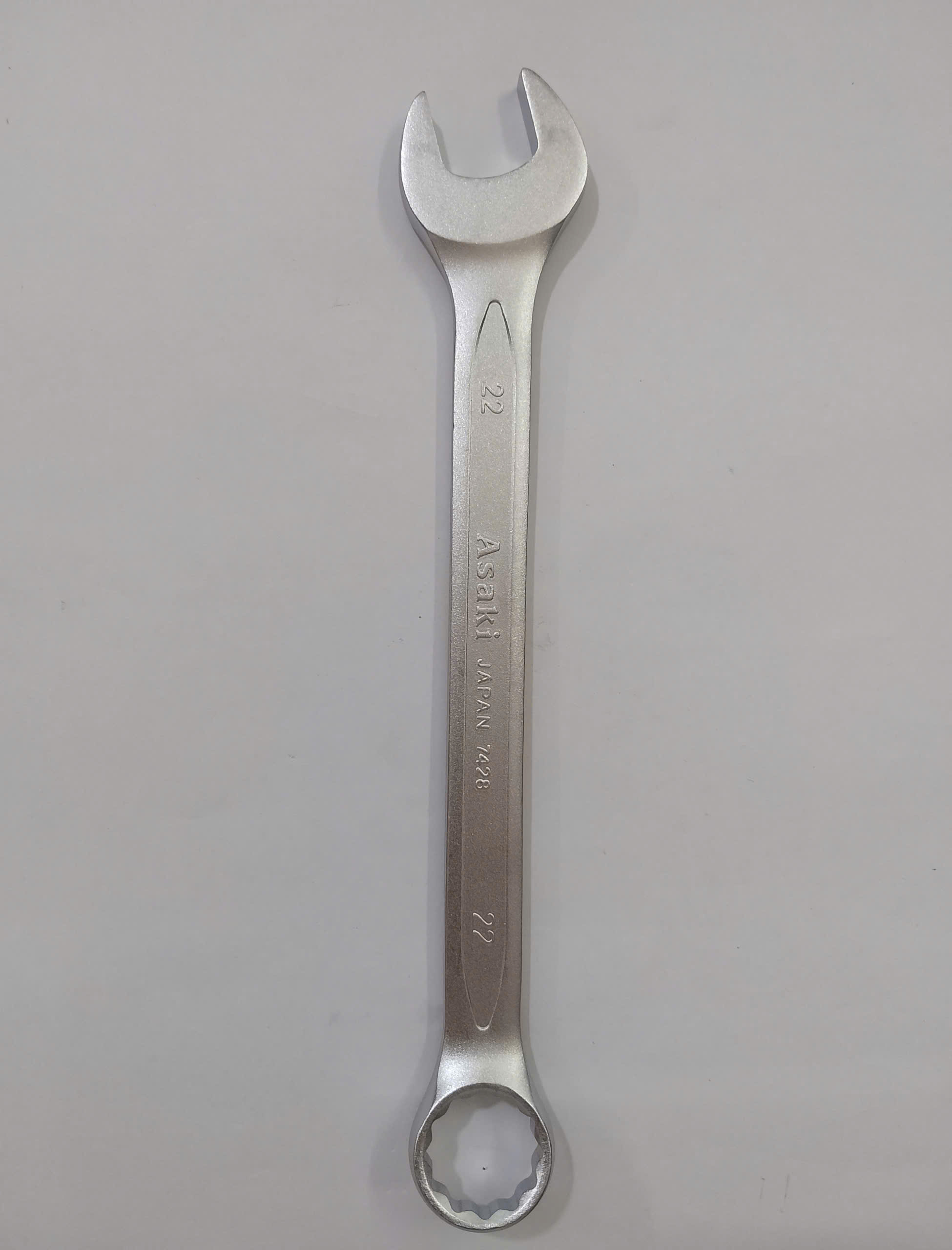 Hình ảnh 14 của mặt hàng Cờ lê vòng miệng (xi mờ) 22mm Asaki AK-7428