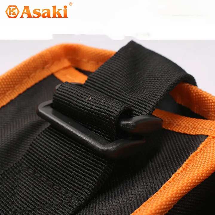 Hình ảnh 7 của mặt hàng Túi đeo vai đựng đồ nghề cao cấp (sử dụng chất liệu đặc biệt chống vật nhọn đâm thủng túi)" nhỏ Asaki AK-9987