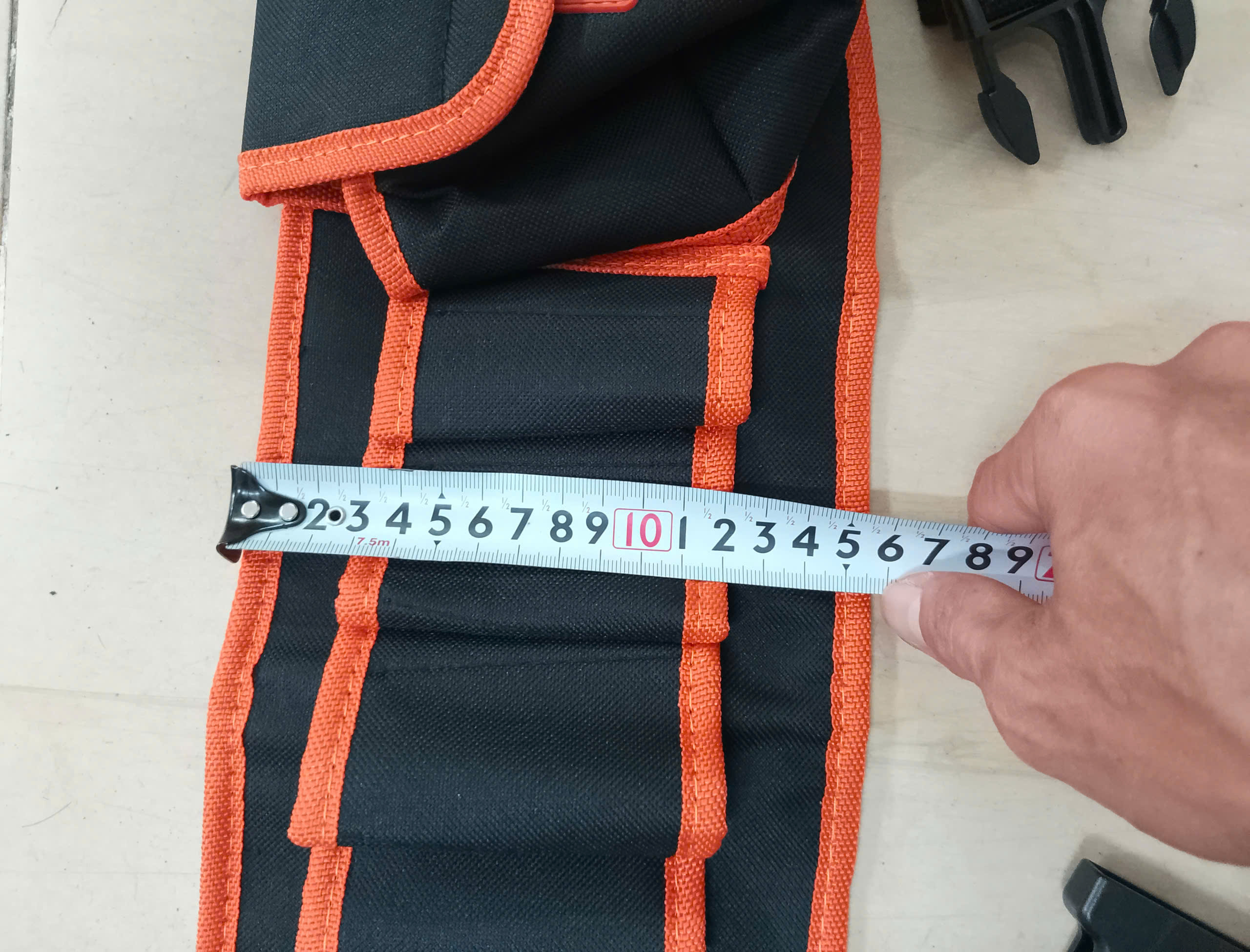 Hình ảnh 17 của mặt hàng Túi đeo thắt lưng đựng đồ nghề 8 ngăn 58 x 16 x 6cm Asaki AK-9991