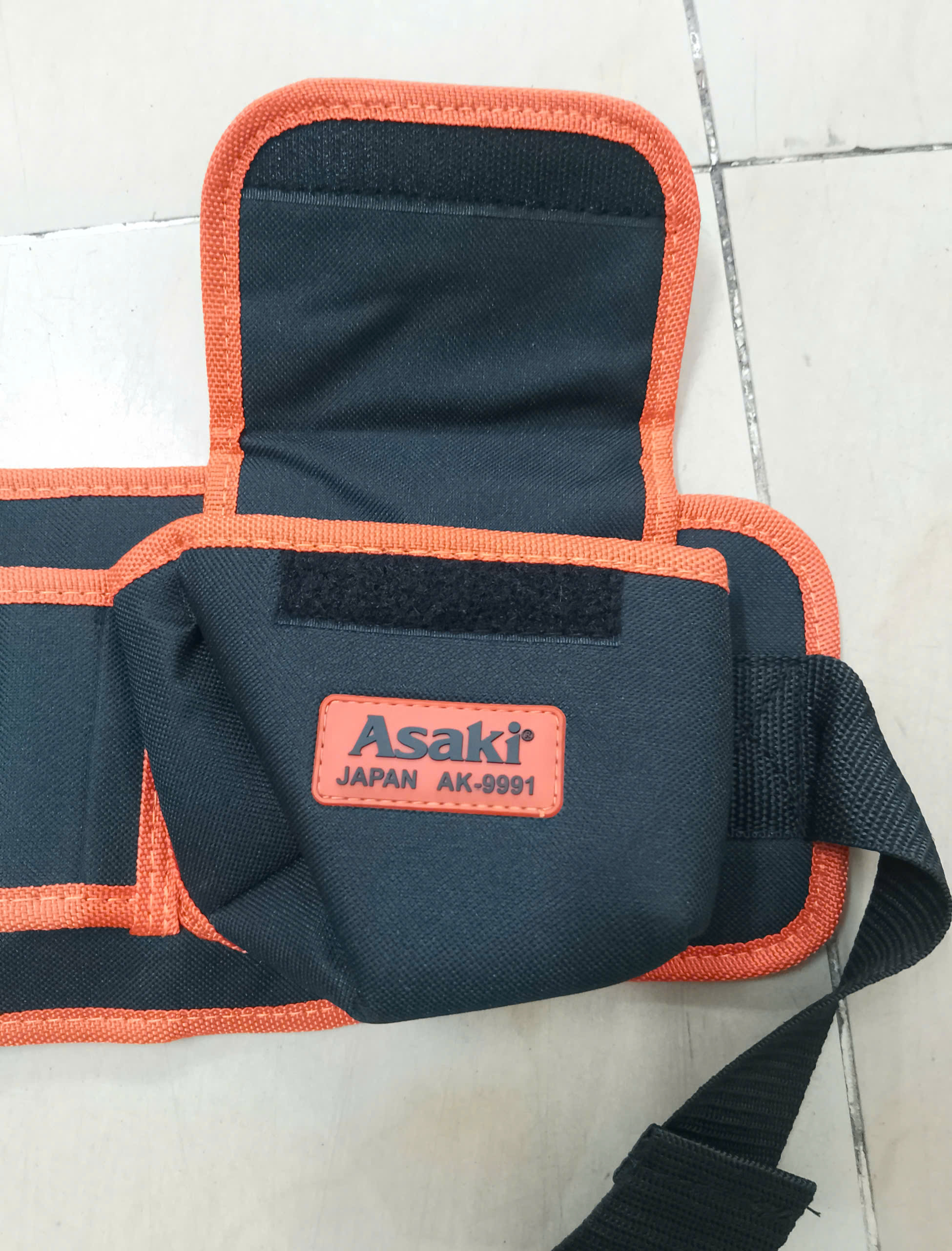 Hình ảnh 11 của mặt hàng Túi đeo thắt lưng đựng đồ nghề 8 ngăn 58 x 16 x 6cm Asaki AK-9991