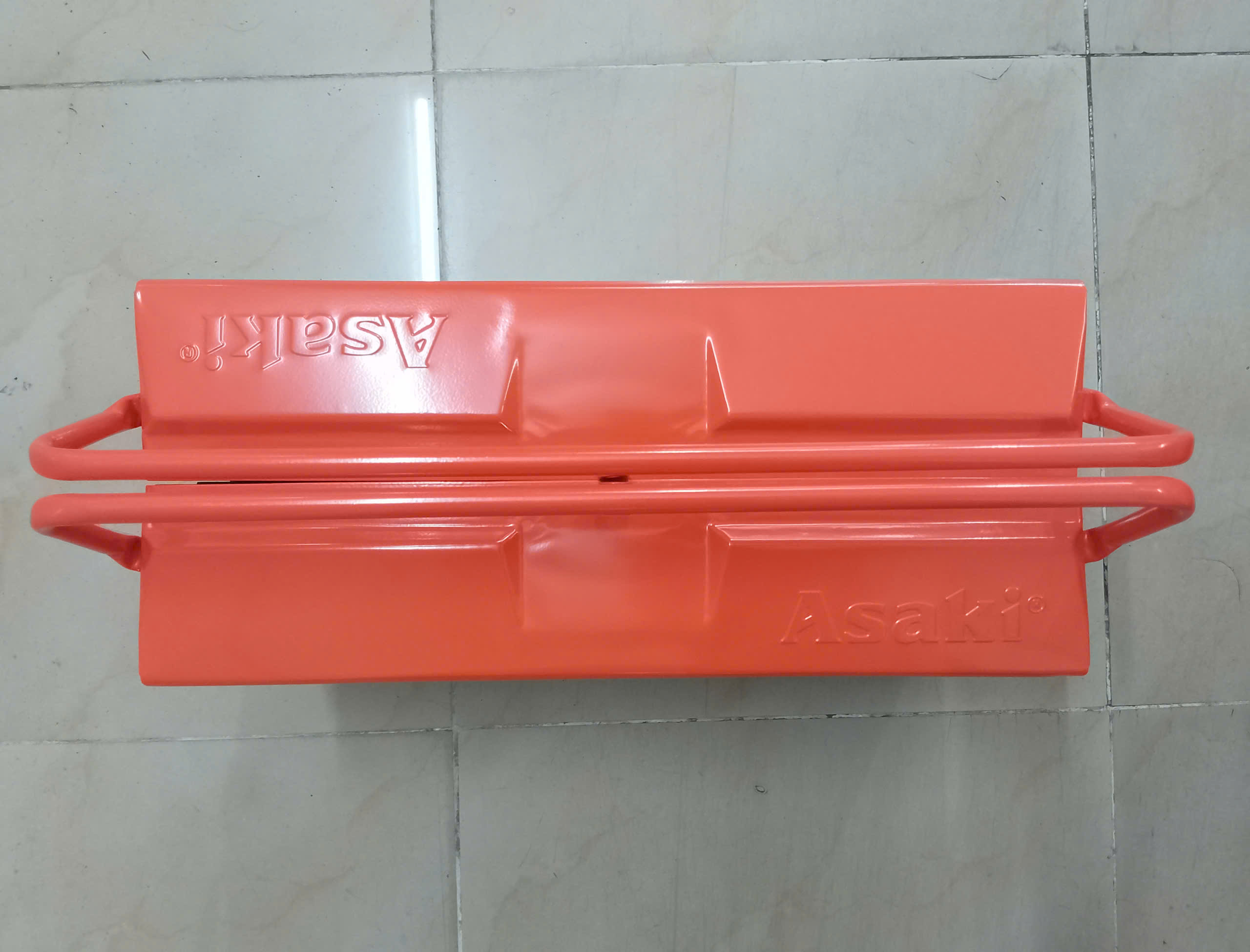 Hình ảnh 23 của mặt hàng Thùng đồ nghề bằng sắt 3 ngăn 50 x 20 x 23cm Asaki AK-9957
