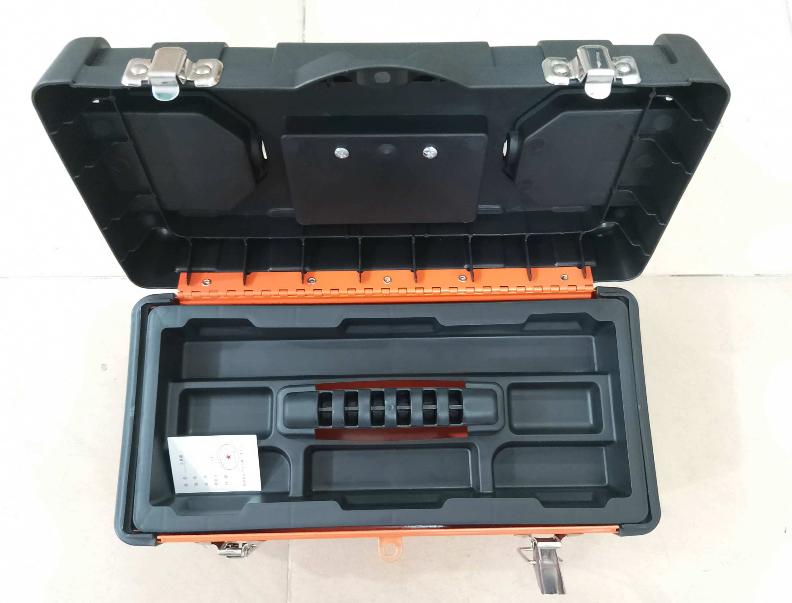 Hình ảnh 18 của mặt hàng Thùng đồ nghề vỏ nhựa, đáy sắt 36 x 17 x 18cm Asaki AK-9964