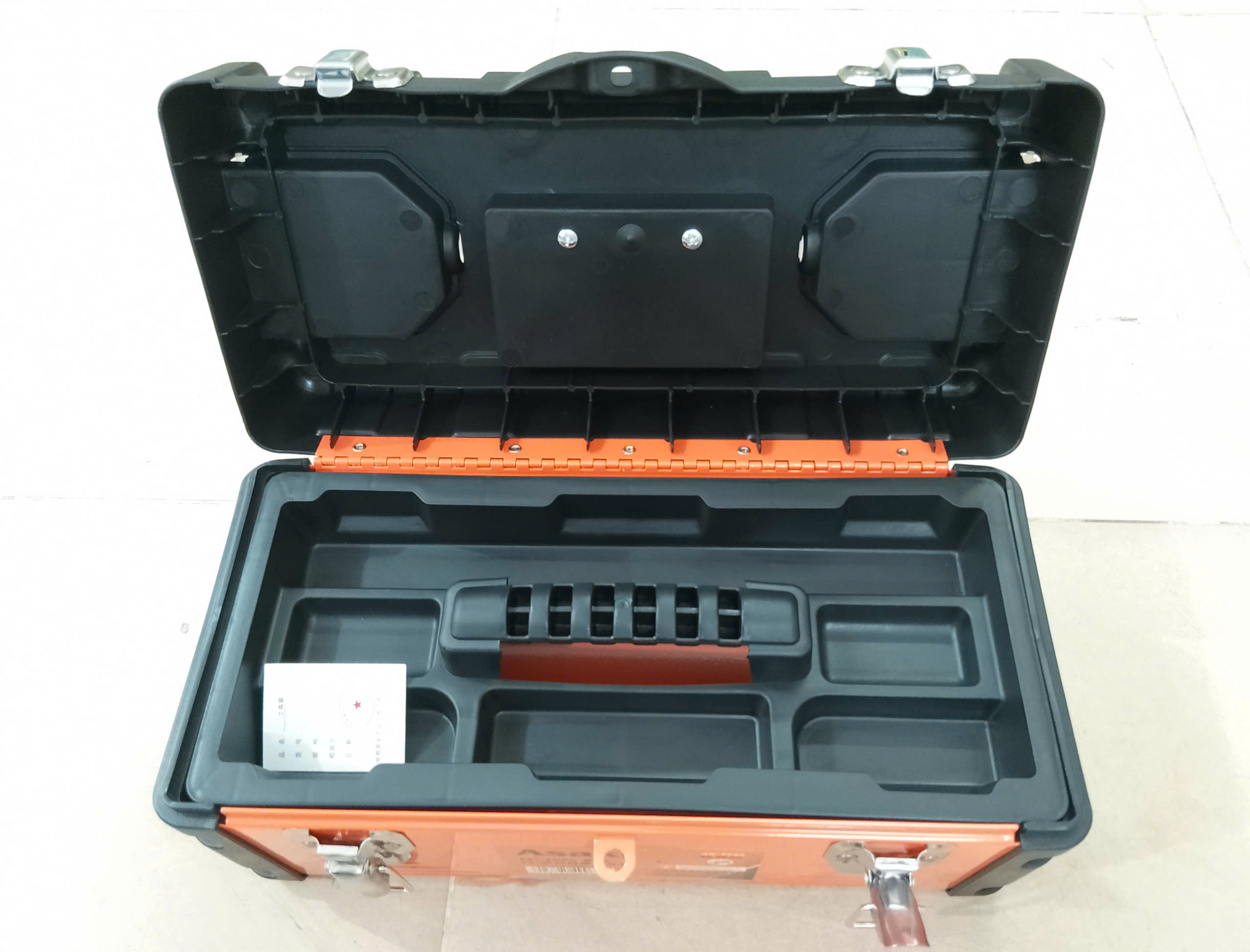 Hình ảnh 14 của mặt hàng Thùng đồ nghề vỏ nhựa, đáy sắt 36 x 17 x 18cm Asaki AK-9964