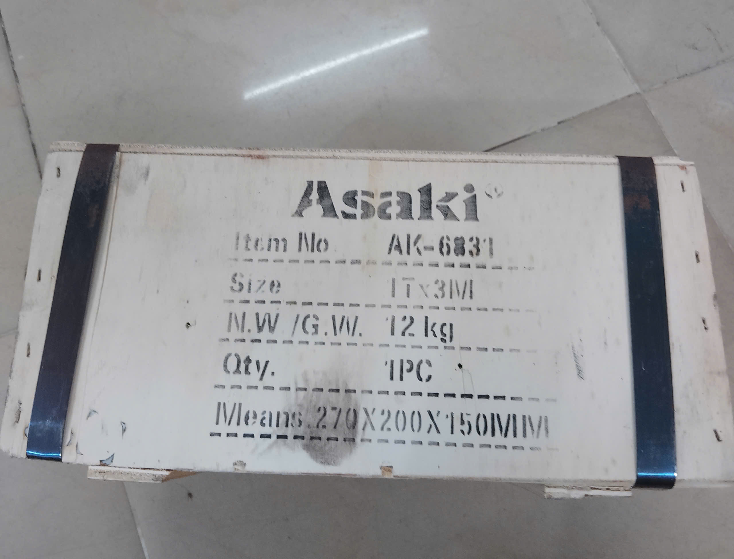 Hình ảnh 7 của mặt hàng Bá lăng xích 1T x 3M Asaki AK-6831