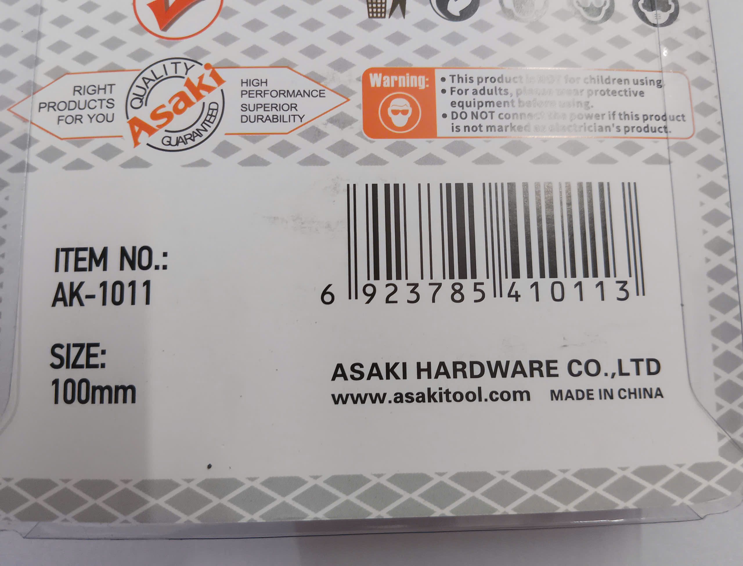 Hình ảnh 9 của mặt hàng Súng xịt hơi cán nhựa 100mm Asaki AK-1011