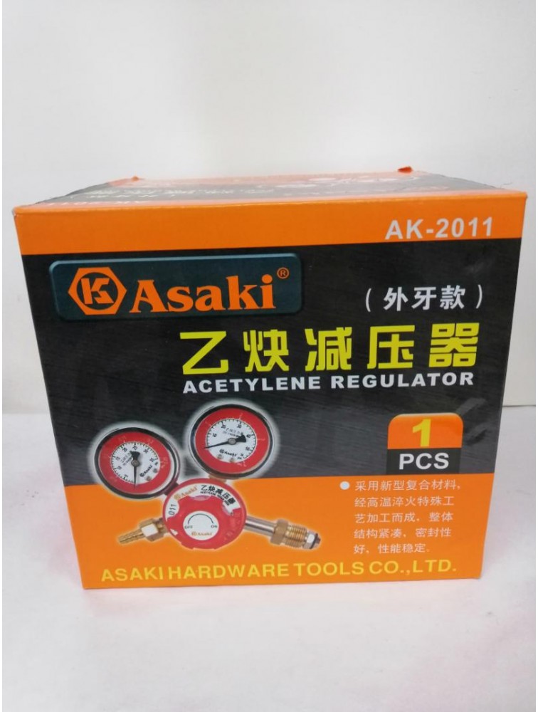 Hình ảnh 8 của mặt hàng Đồng hồ điều áp acetylen (Đồng hồ gas) Răng ngoài Asaki AK-2011