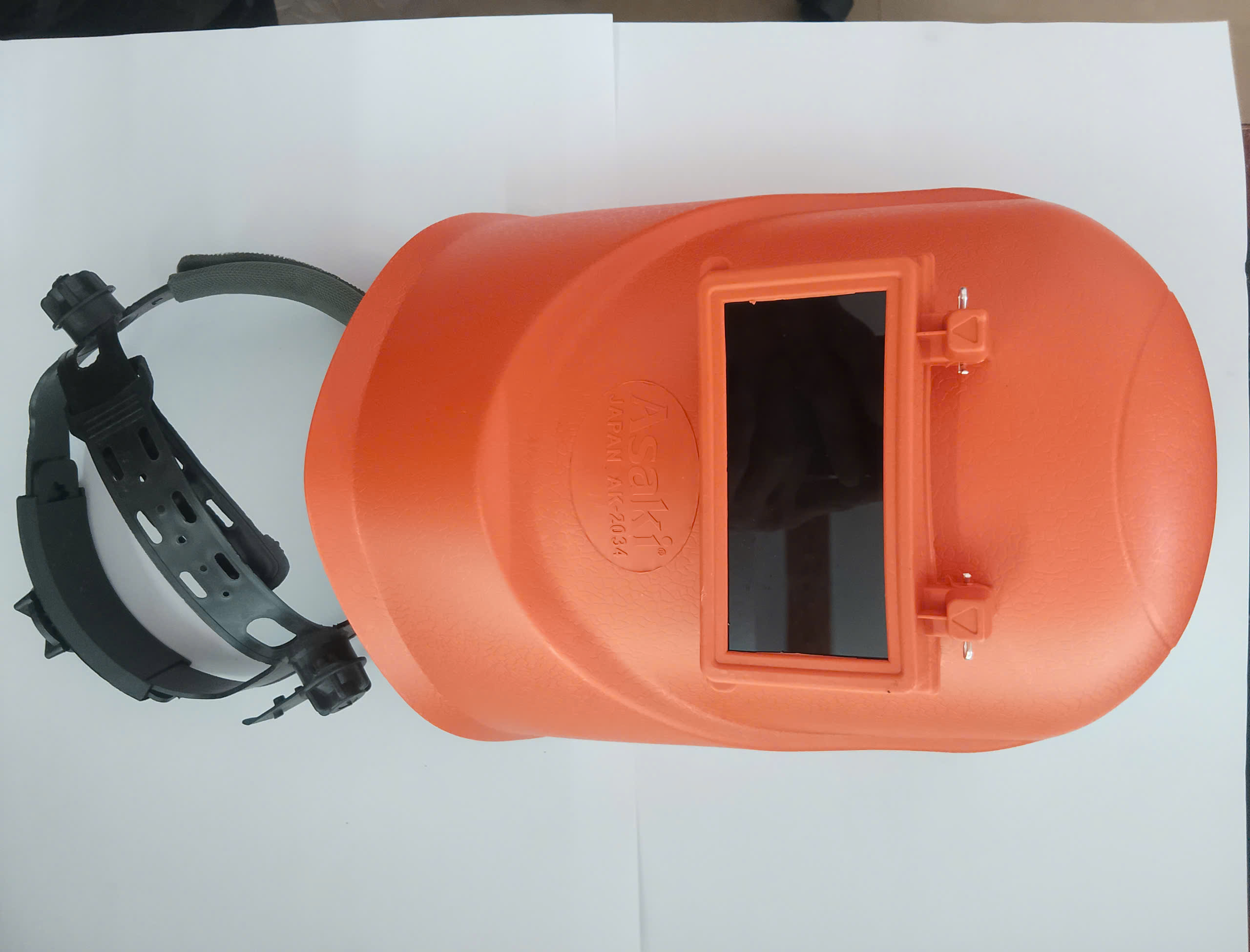 Hình ảnh 9 của mặt hàng Mặt nạ hàn cao cấp chống UV (nhựa PP chống va đập)" Màu cam Asaki AK-2034